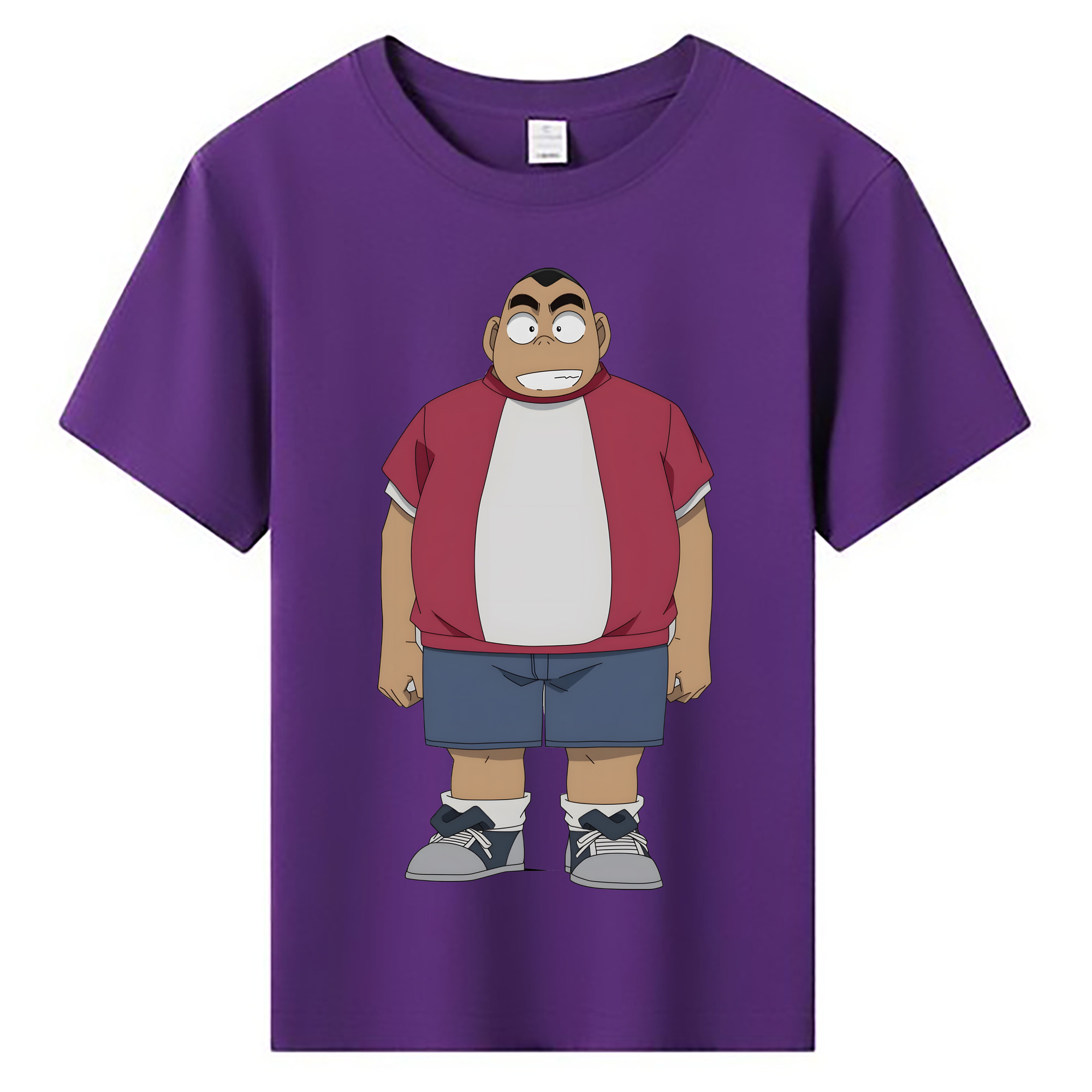 （画像用） 名探偵コナン 小嶋 元太 こじま げんた Detective Conan Kojima Genta 綿100％キッズTシャツ（フロントプリント）