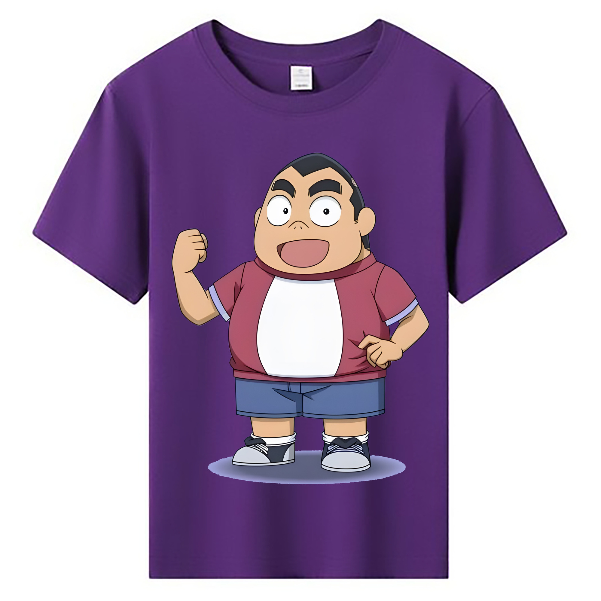 （画像用） 名探偵コナン 小嶋 元太 こじま げんた Detective Conan Kojima Genta 綿100％キッズTシャツ（フロントプリント）