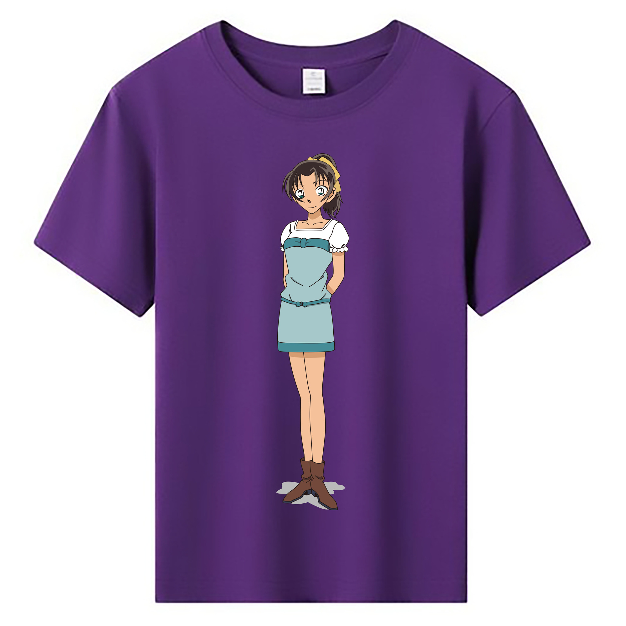 （画像用） 名探偵コナン Detective Conan 綿100％キッズTシャツ（フロントプリント）