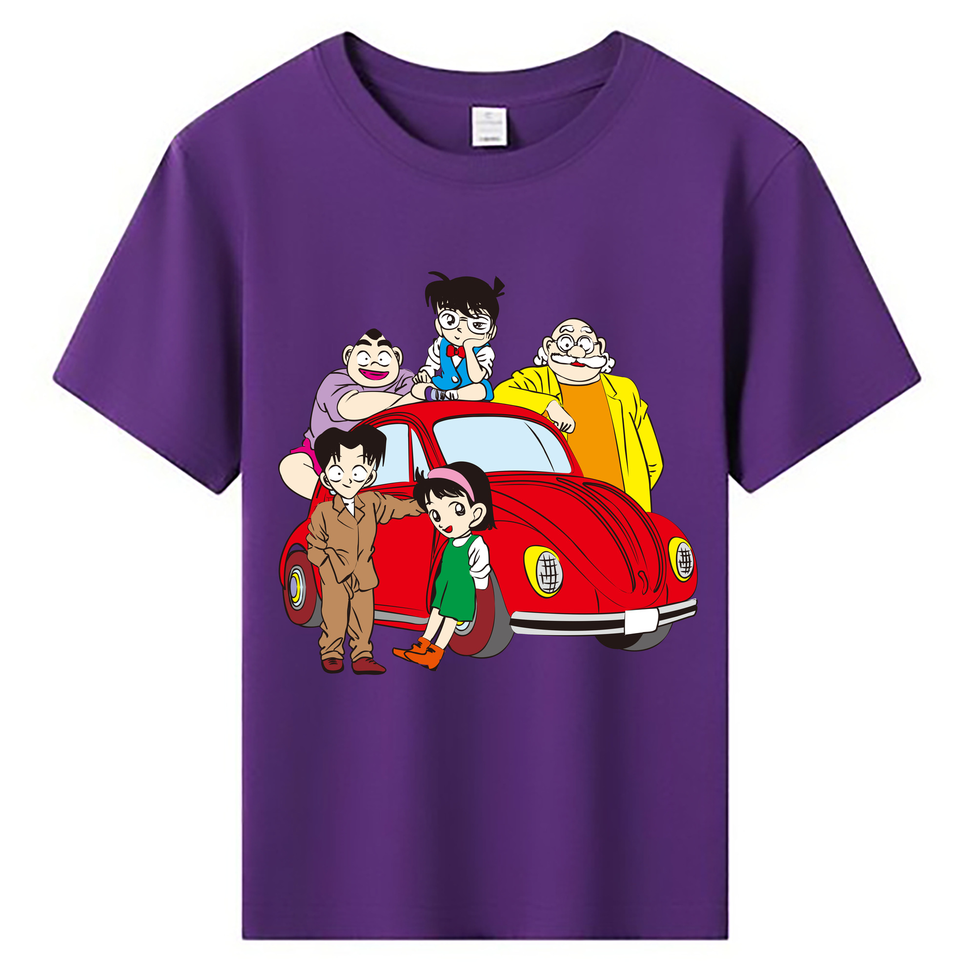 （画像用） 名探偵コナン Detective Conan 綿100％キッズTシャツ（フロントプリント）