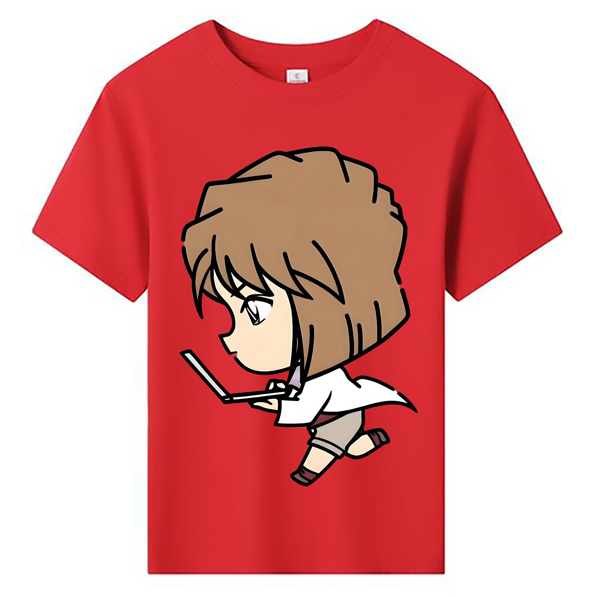 （画像用） 名探偵コナン 灰原 哀 はいばら あい Detective Conan Anita Hailey、Vi Graythorn Haibara Ai 綿100％キッズTシャツ（フロントプリント）