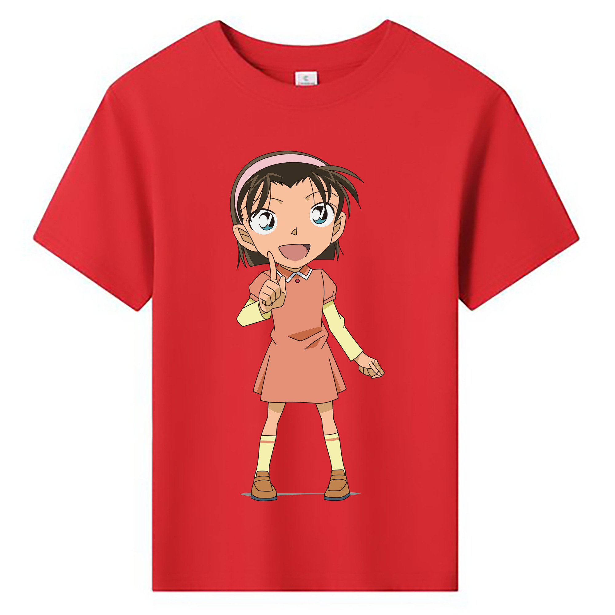 （画像用） 名探偵コナン 吉田 歩美 よしだ あゆみ Detective Conan my Yeager 綿100％キッズTシャツ（フロントプリント）