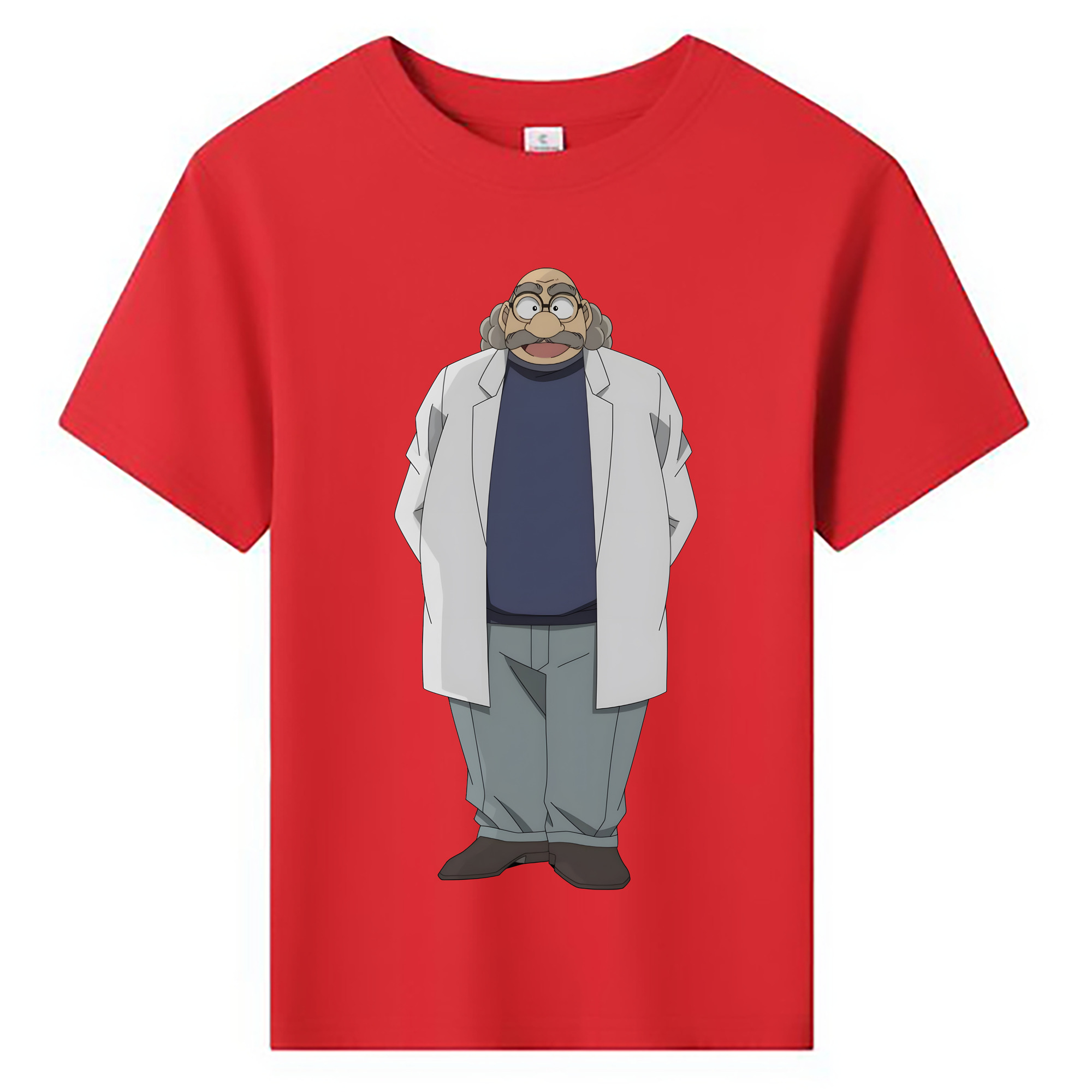 （画像用） 名探偵コナン あがさ ひろし Detective Conan Agasa Hiroshi 綿100％キッズTシャツ（フロントプリント）