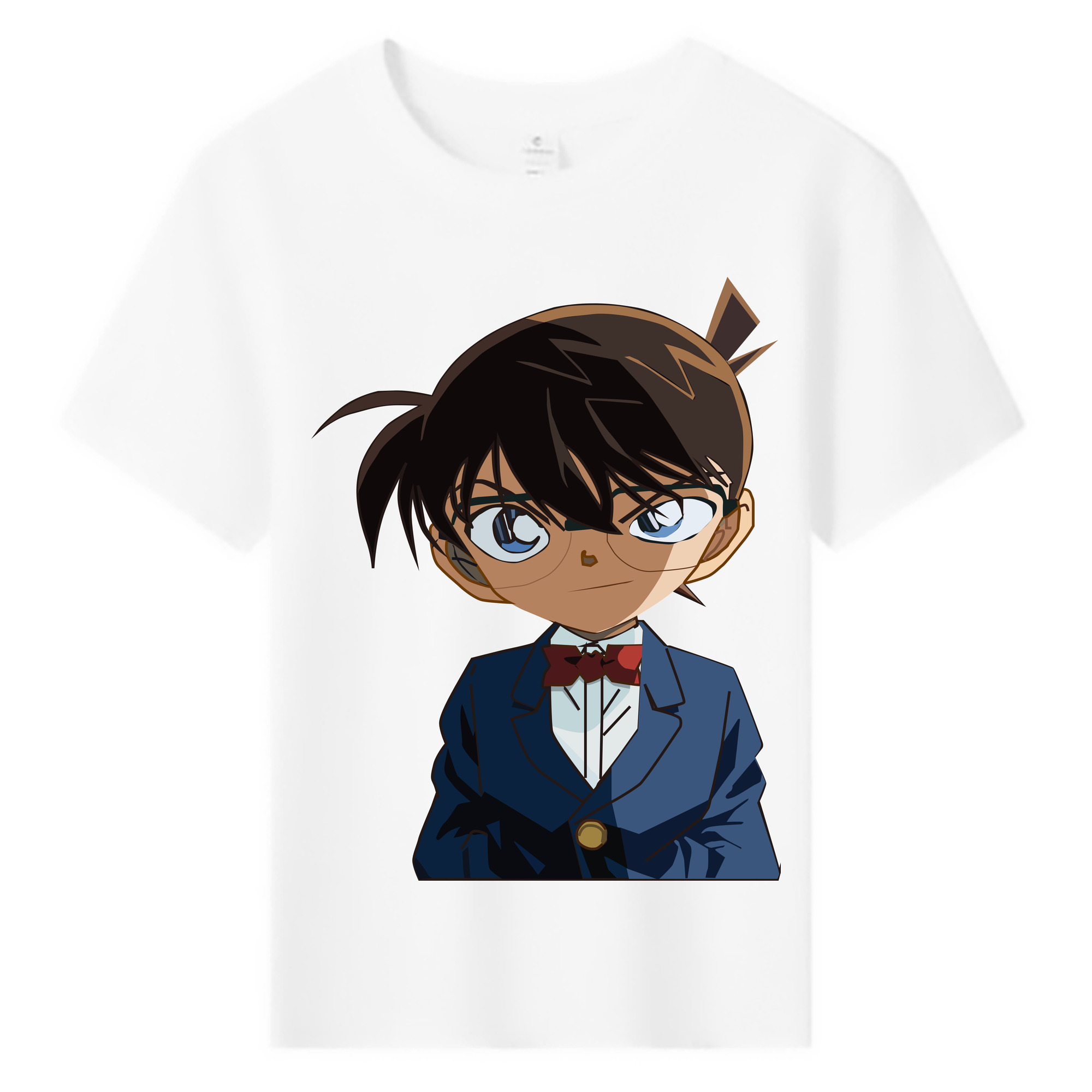 （画像用） 名探偵コナン 江戸川 コナン Detective Conan Conan Edogawa 綿100％キッズTシャツ（フロントプリント）