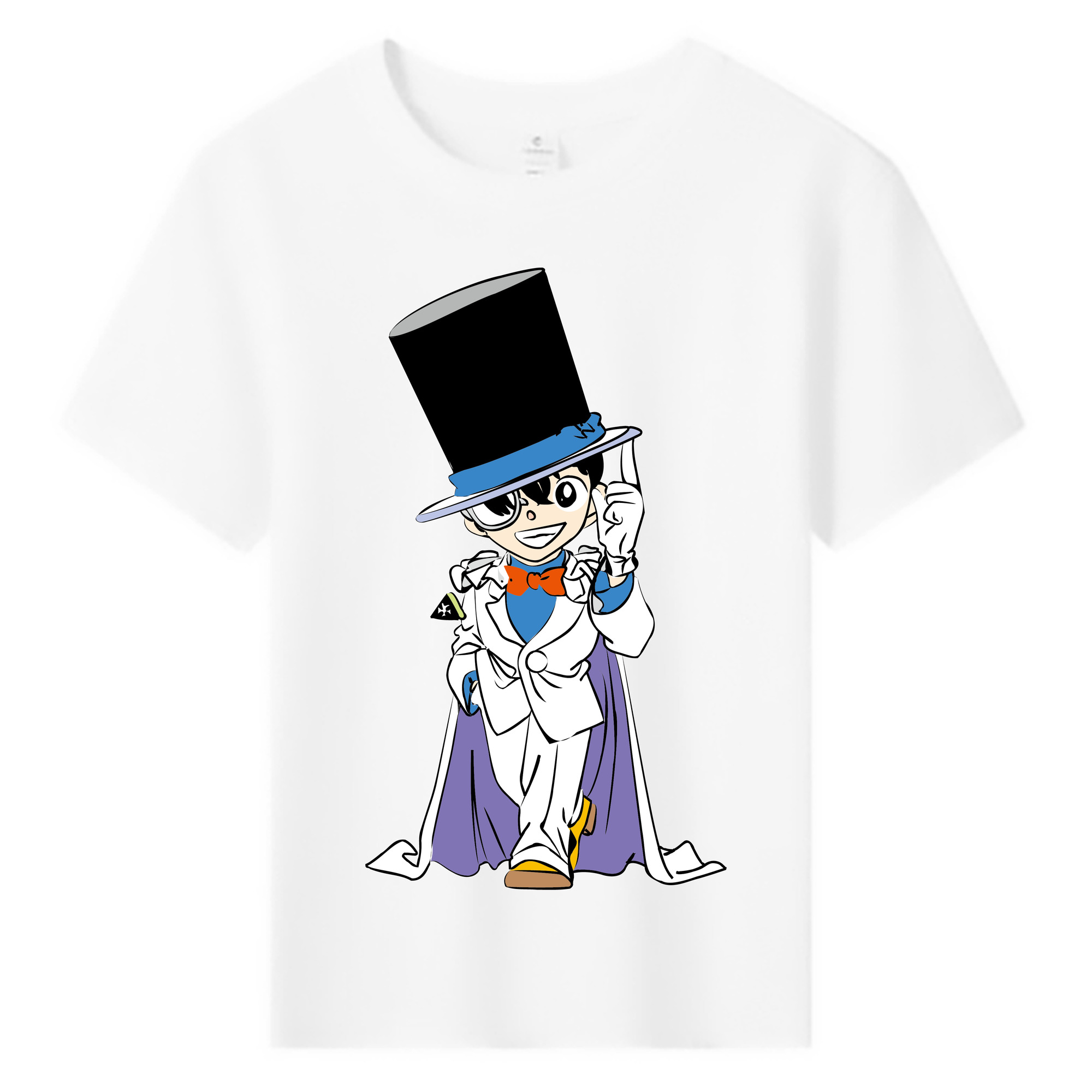 （画像用） 名探偵コナン 江戸川 コナン Detective Conan Conan Edogawa 綿100％キッズTシャツ（フロントプリント）