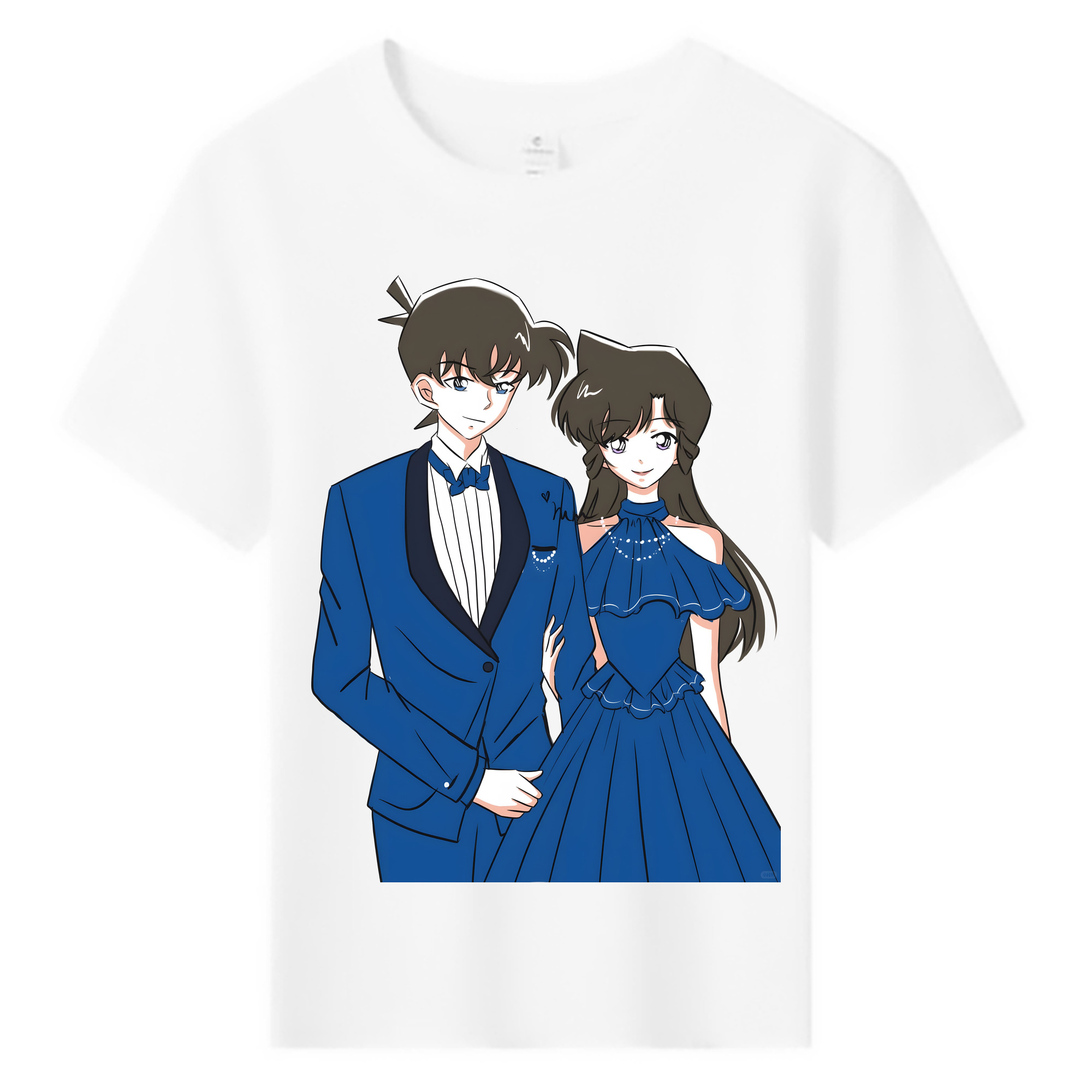 （画像用） 名探偵コナン 江戸川 コナン Detective Conan Conan Edogawa 綿100％キッズTシャツ（フロントプリント）