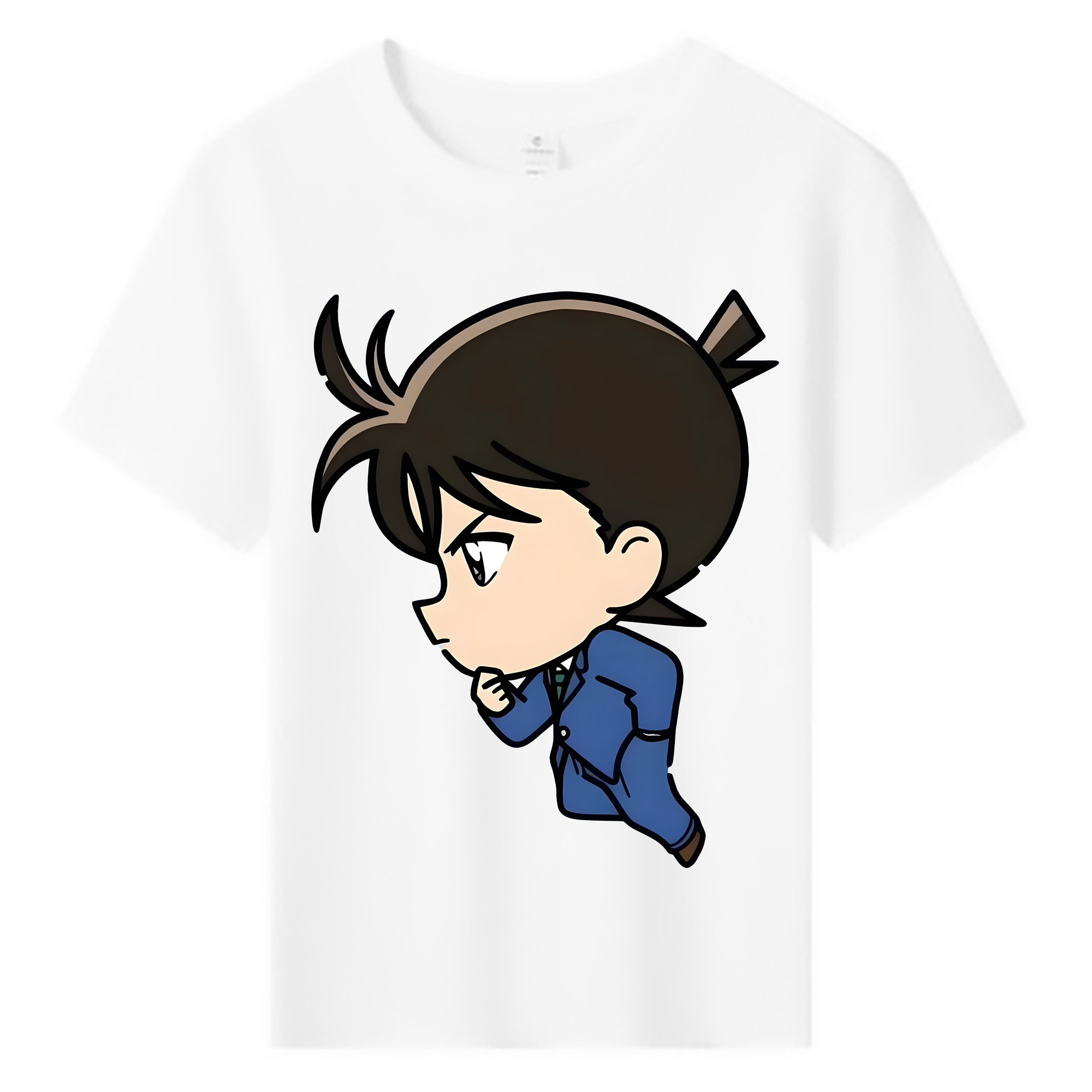 （画像用） 名探偵コナン 江戸川 コナン Detective Conan Conan Edogawa 綿100％キッズTシャツ（フロントプリント）