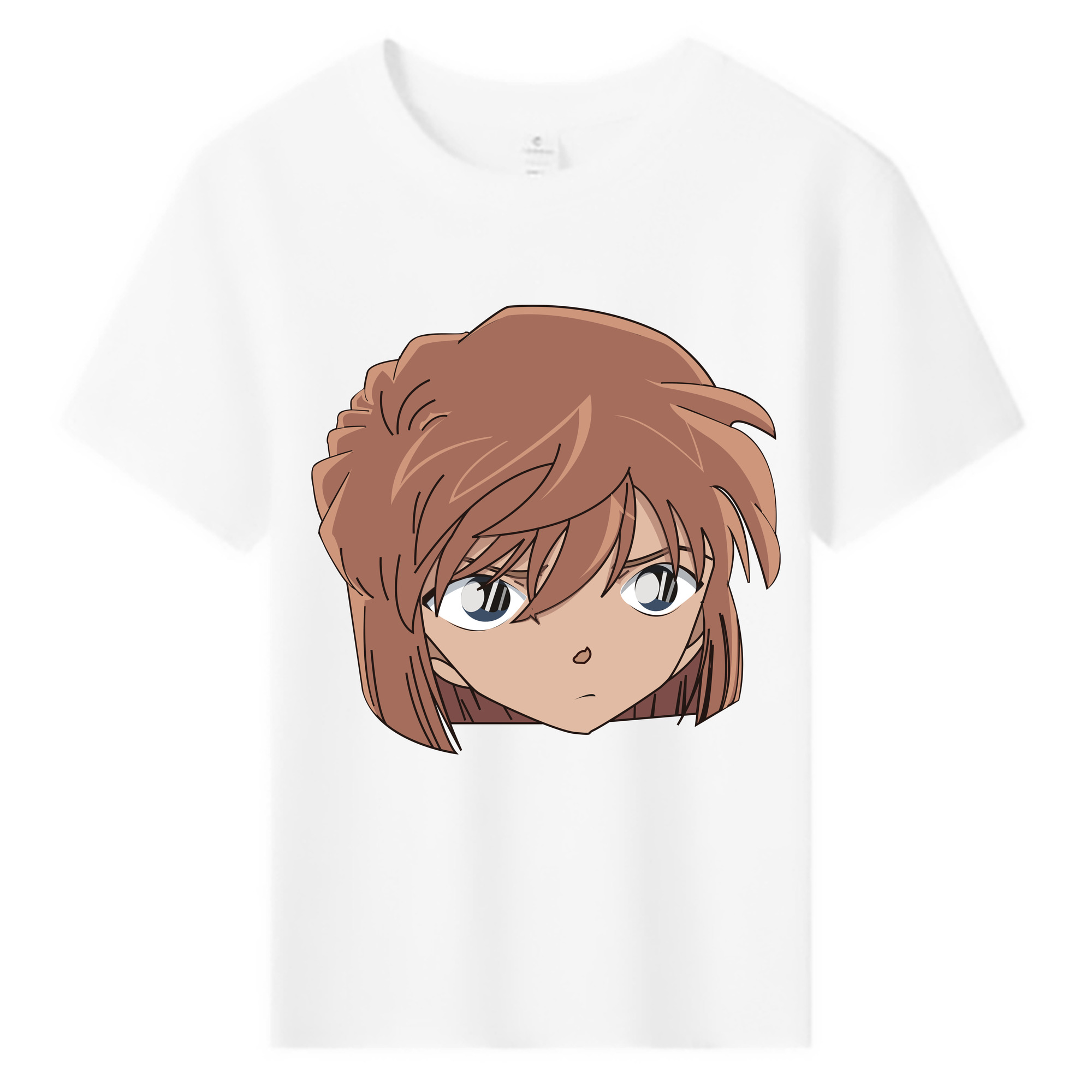 （画像用） 名探偵コナン 灰原 哀 はいばら あい Detective Conan Anita Hailey、Vi Graythorn Haibara Ai 綿100％キッズTシャツ（フロントプリント）