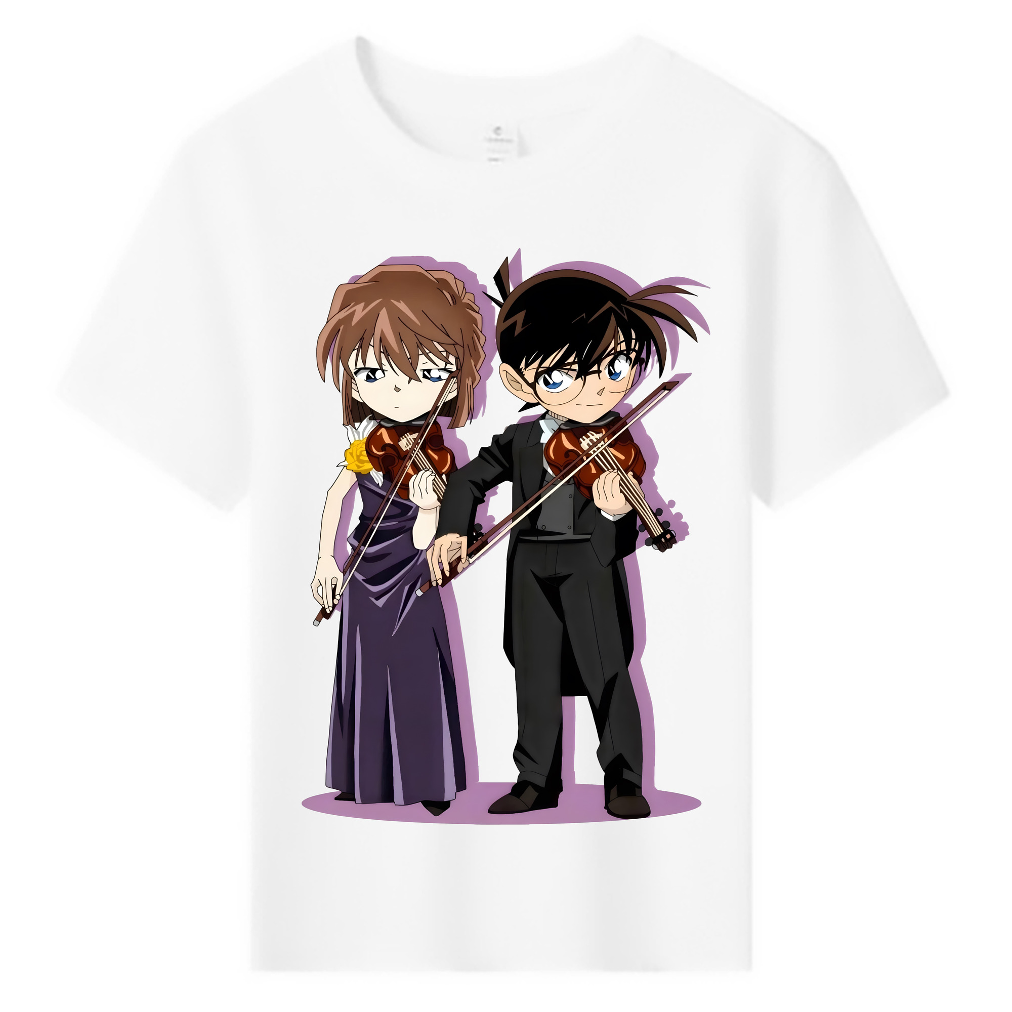 （画像用） 名探偵コナン 灰原 哀 はいばら あい Detective Conan Anita Hailey、Vi Graythorn Haibara Ai 綿100％キッズTシャツ（フロントプリント）