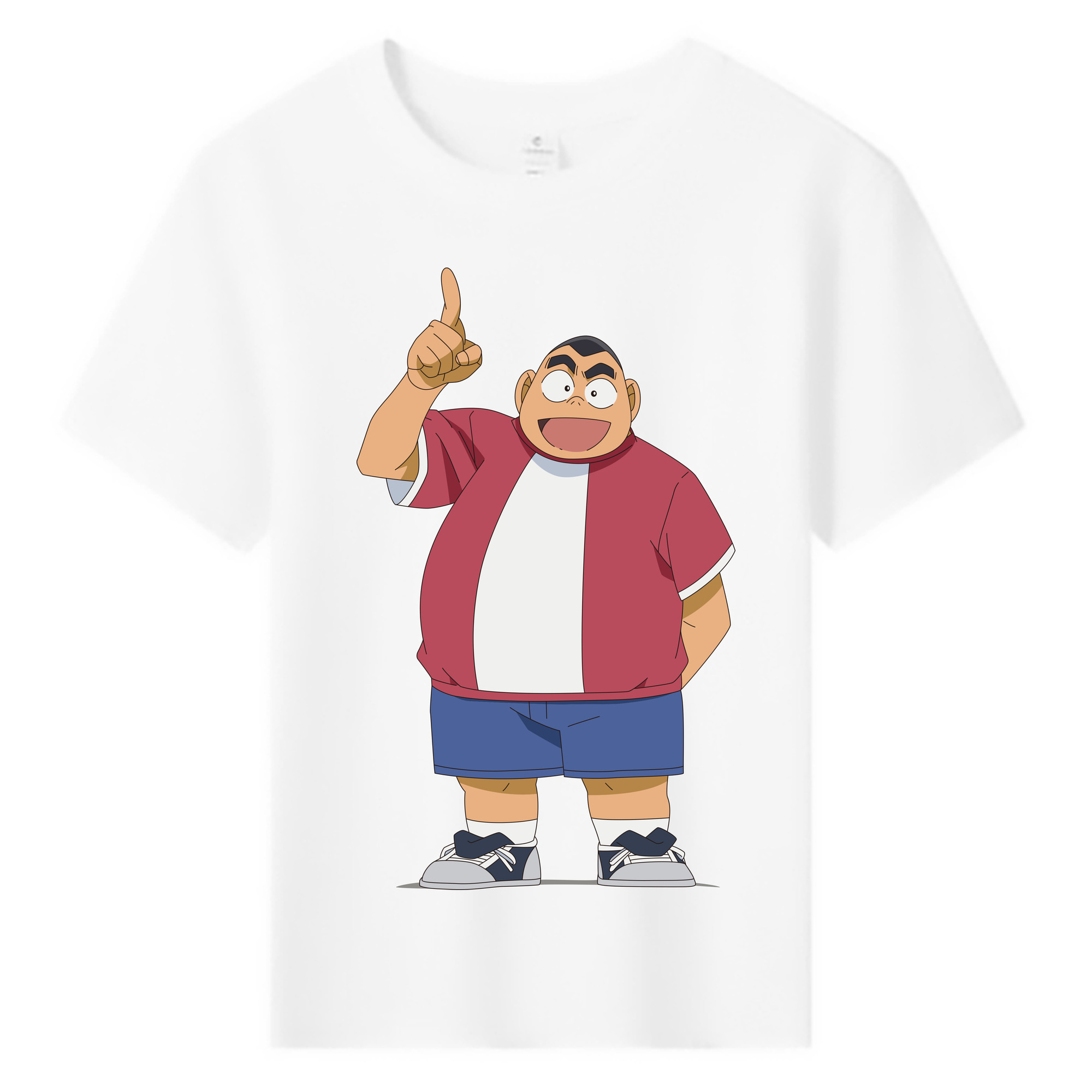 （画像用） 名探偵コナン 小嶋 元太 こじま げんた Detective Conan Kojima Genta 綿100％キッズTシャツ（フロントプリント）