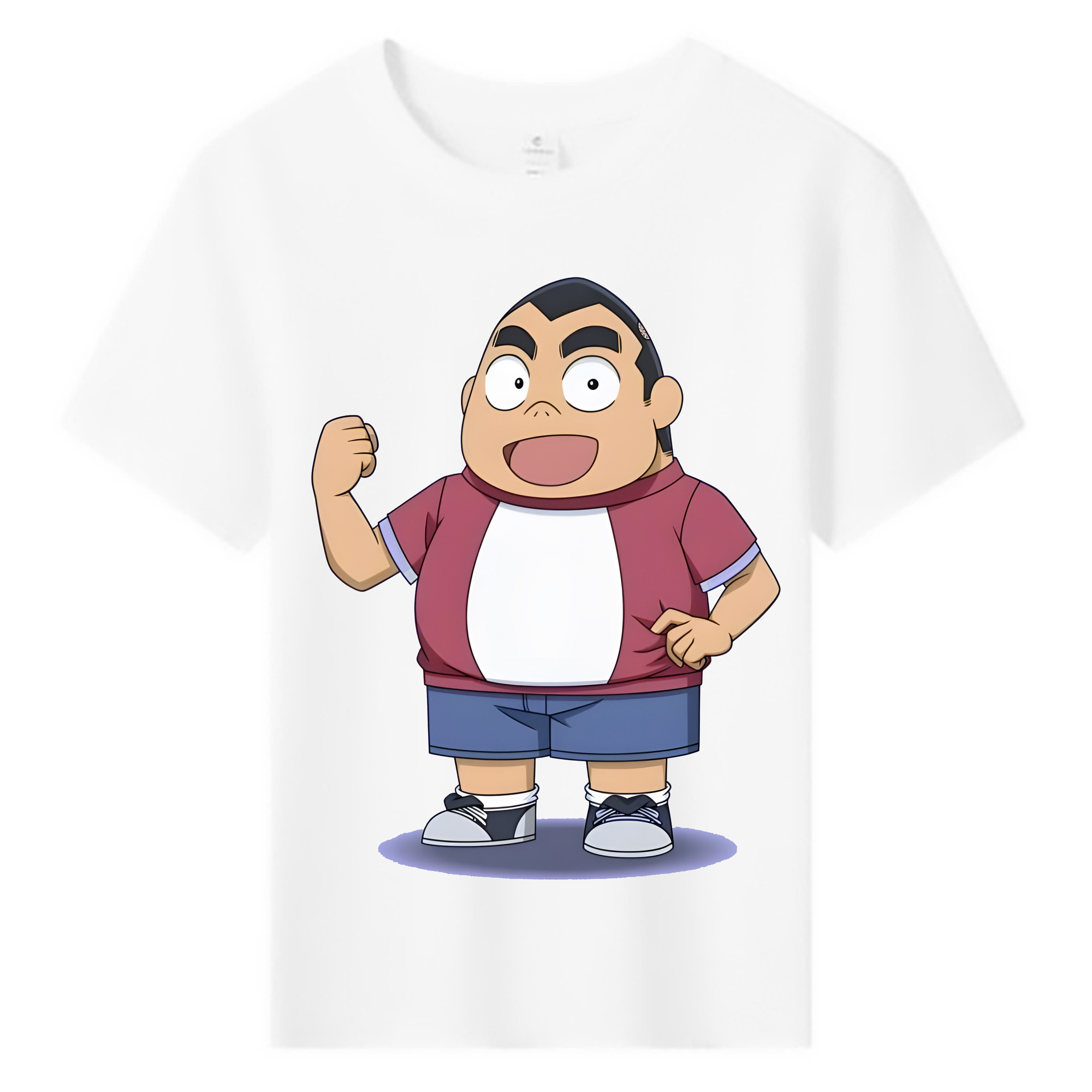 （画像用） 名探偵コナン 小嶋 元太 こじま げんた Detective Conan Kojima Genta 綿100％キッズTシャツ（フロントプリント）