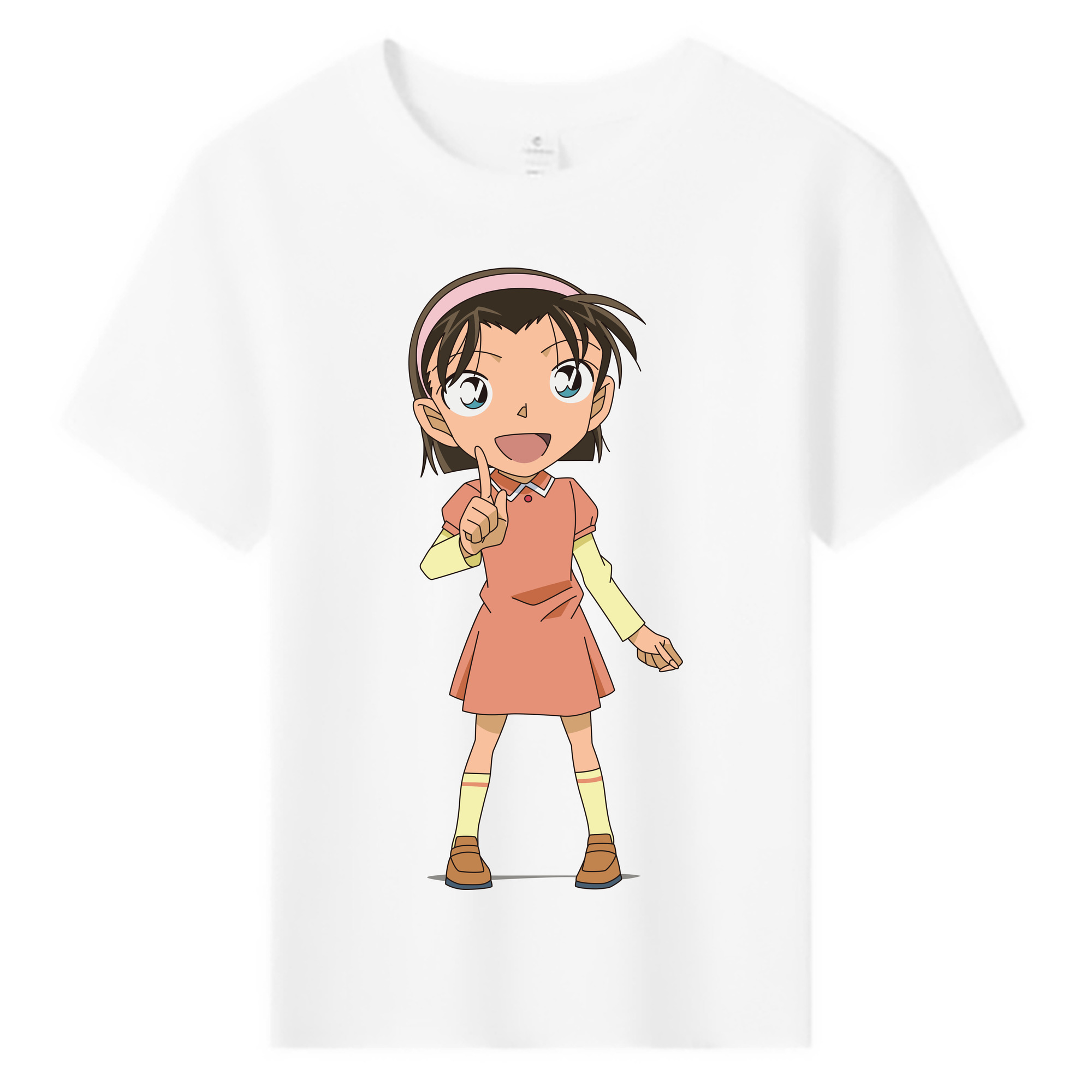 （画像用） 名探偵コナン 吉田 歩美 よしだ あゆみ Detective Conan my Yeager 綿100％キッズTシャツ（フロントプリント）