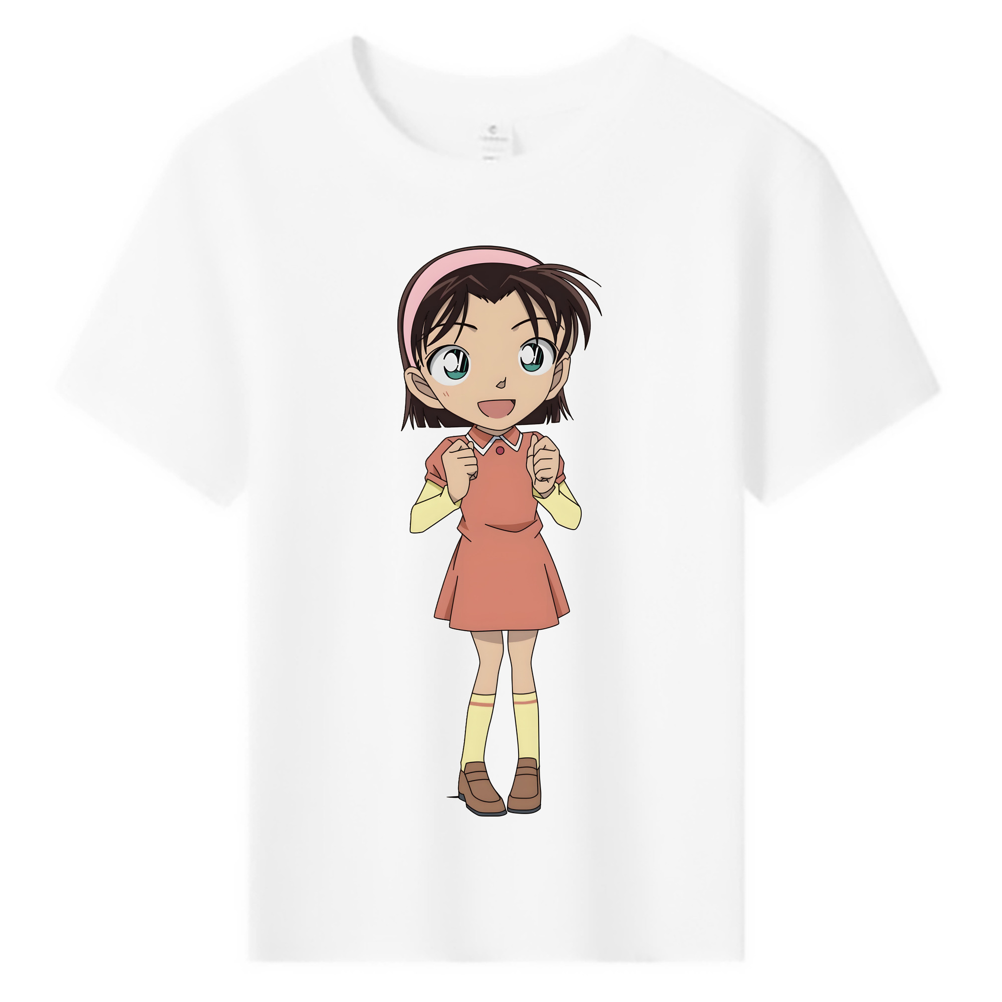 （画像用） 名探偵コナン 吉田 歩美 よしだ あゆみ Detective Conan my Yeager 綿100％キッズTシャツ（フロントプリント）