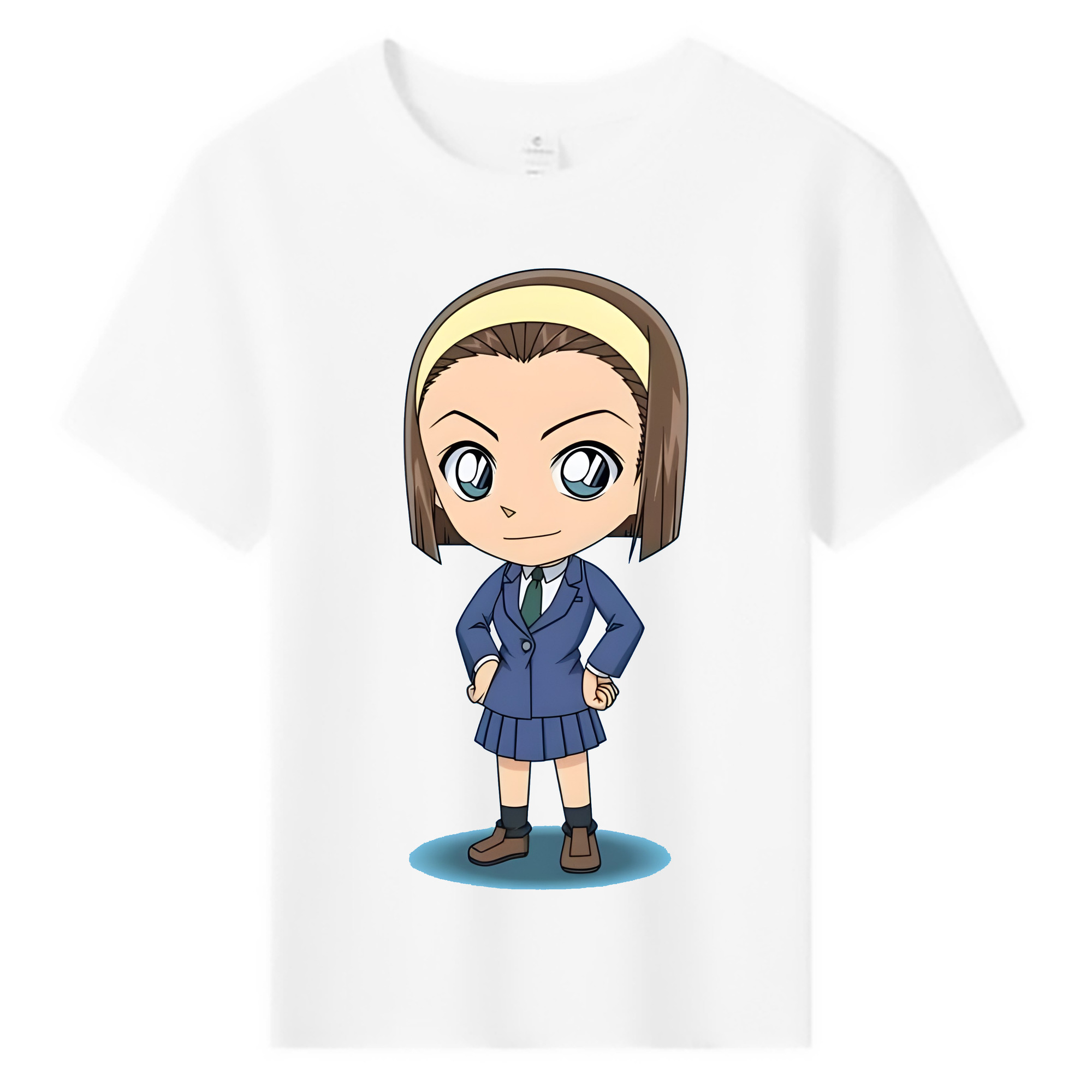 （画像用） 名探偵コナン 吉田 歩美 よしだ あゆみ Detective Conan my Yeager 綿100％キッズTシャツ（フロントプリント）