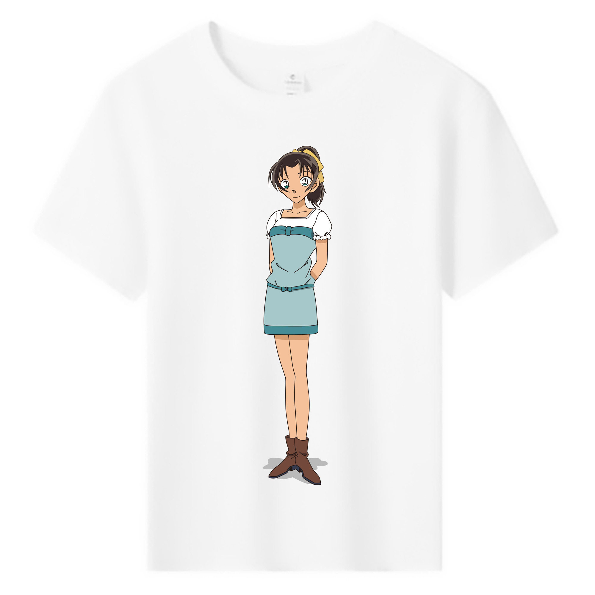 （画像用） 名探偵コナン Detective Conan 綿100％キッズTシャツ（フロントプリント）