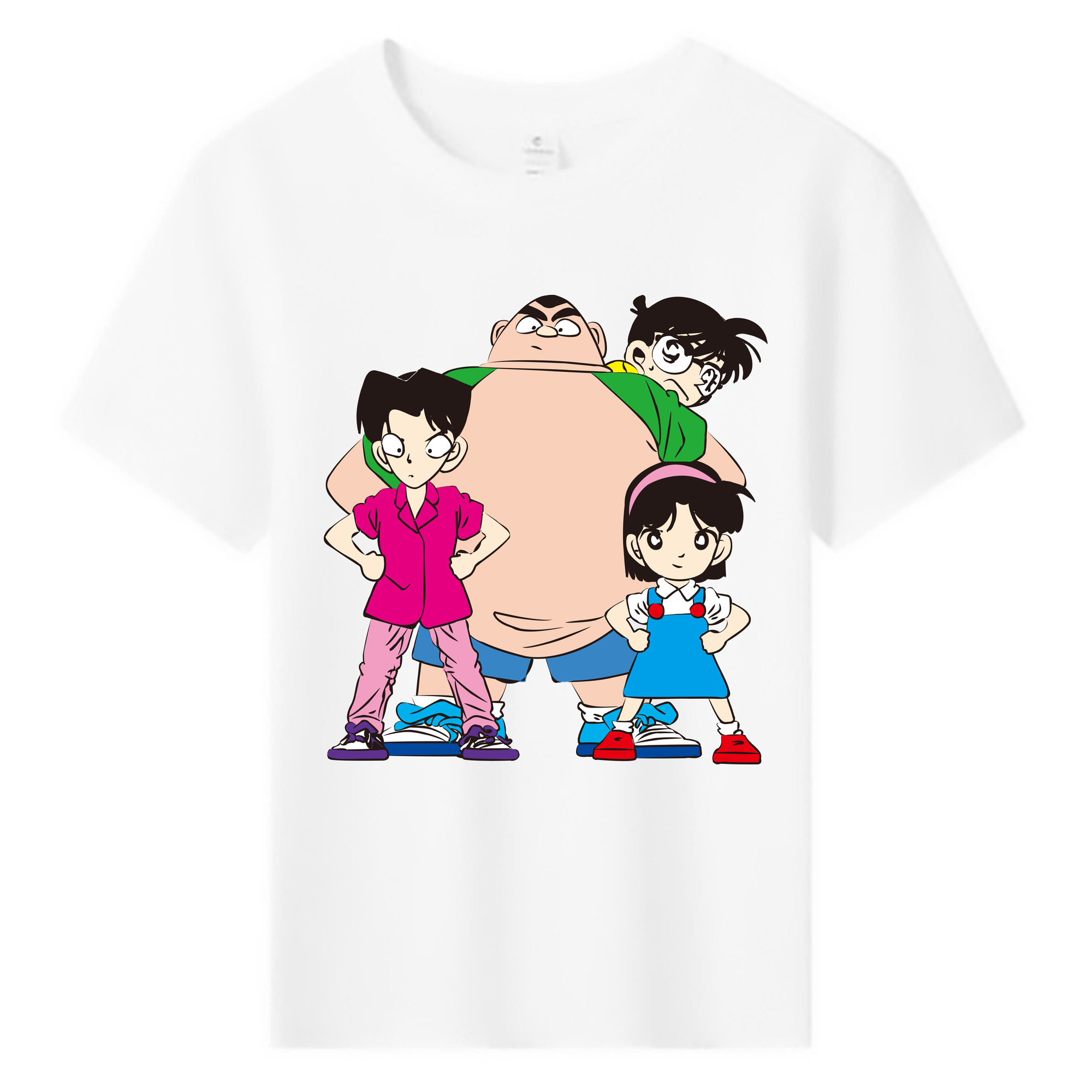 （画像用） 名探偵コナン Detective Conan 綿100％キッズTシャツ（フロントプリント）
