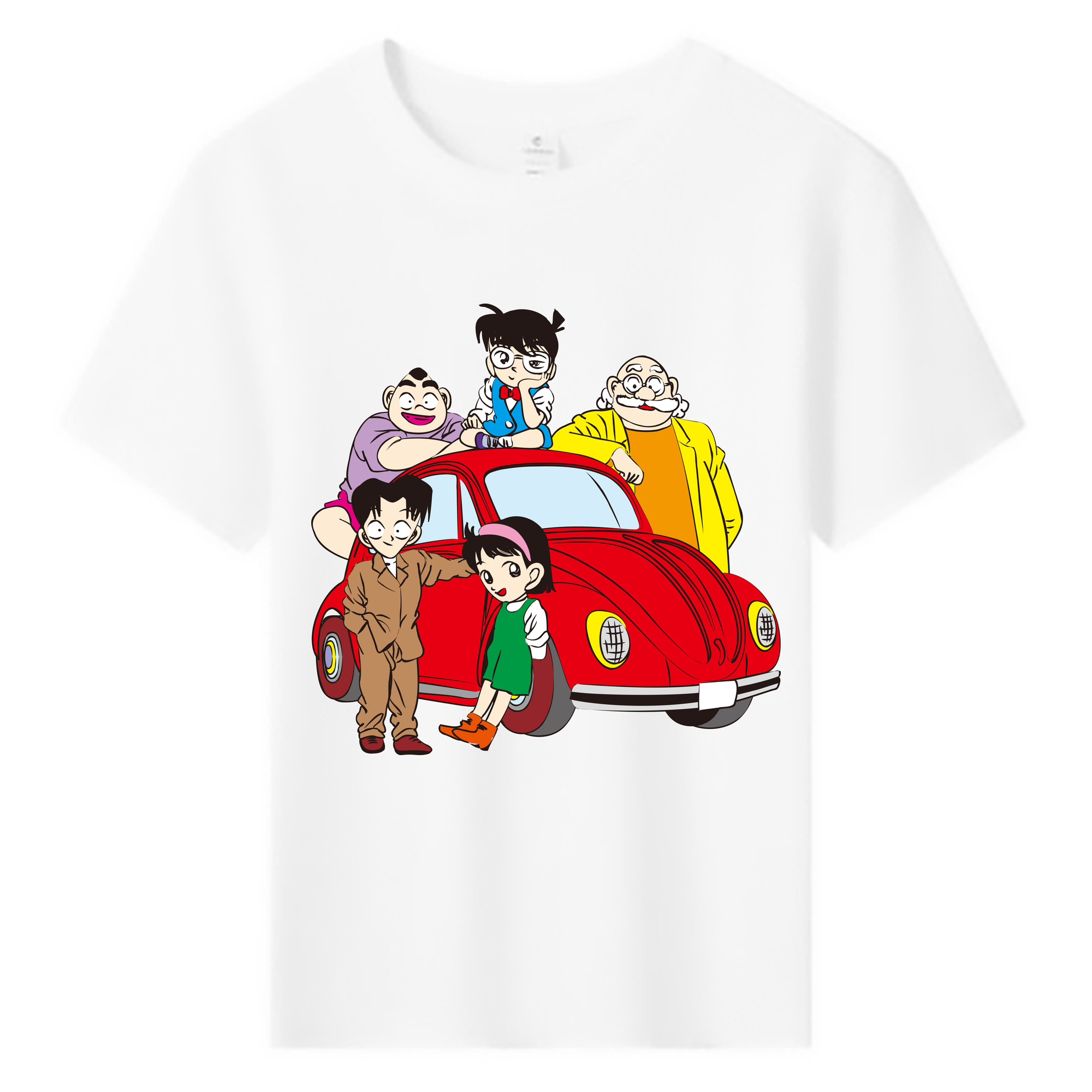 （画像用） 名探偵コナン Detective Conan 綿100％キッズTシャツ（フロントプリント）