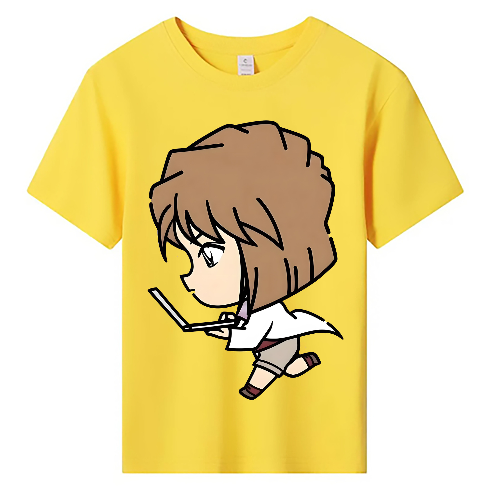 （画像用） 名探偵コナン 灰原 哀 はいばら あい Detective Conan Anita Hailey、Vi Graythorn Haibara Ai 綿100％キッズTシャツ（フロントプリント）