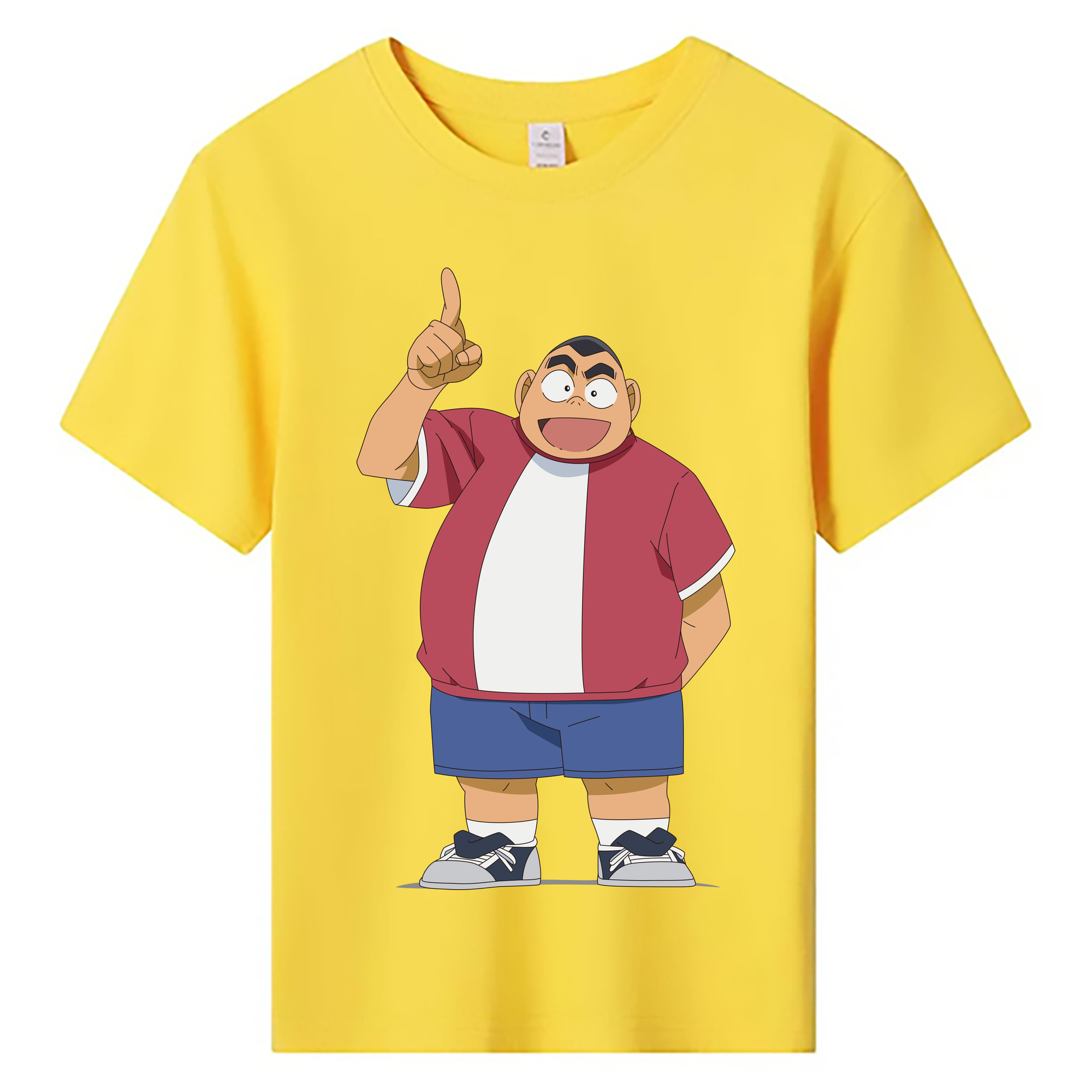 （画像用） 名探偵コナン 小嶋 元太 こじま げんた Detective Conan Kojima Genta 綿100％キッズTシャツ（フロントプリント）