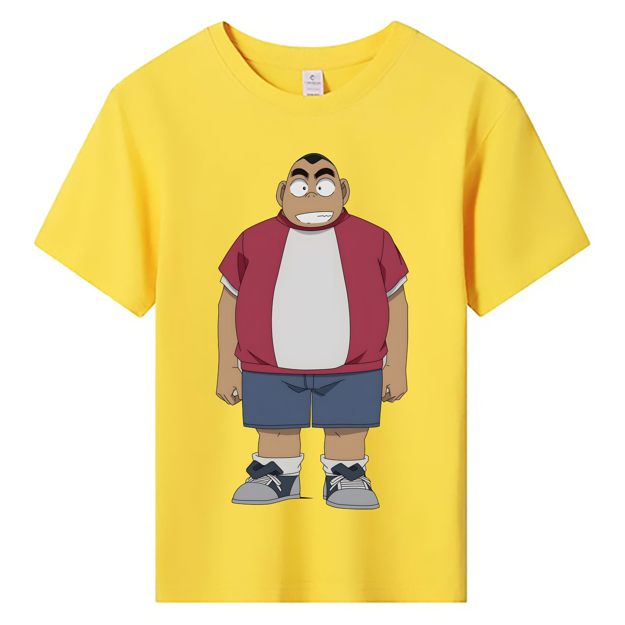 （画像用） 名探偵コナン 小嶋 元太 こじま げんた Detective Conan Kojima Genta 綿100％キッズTシャツ（フロントプリント）