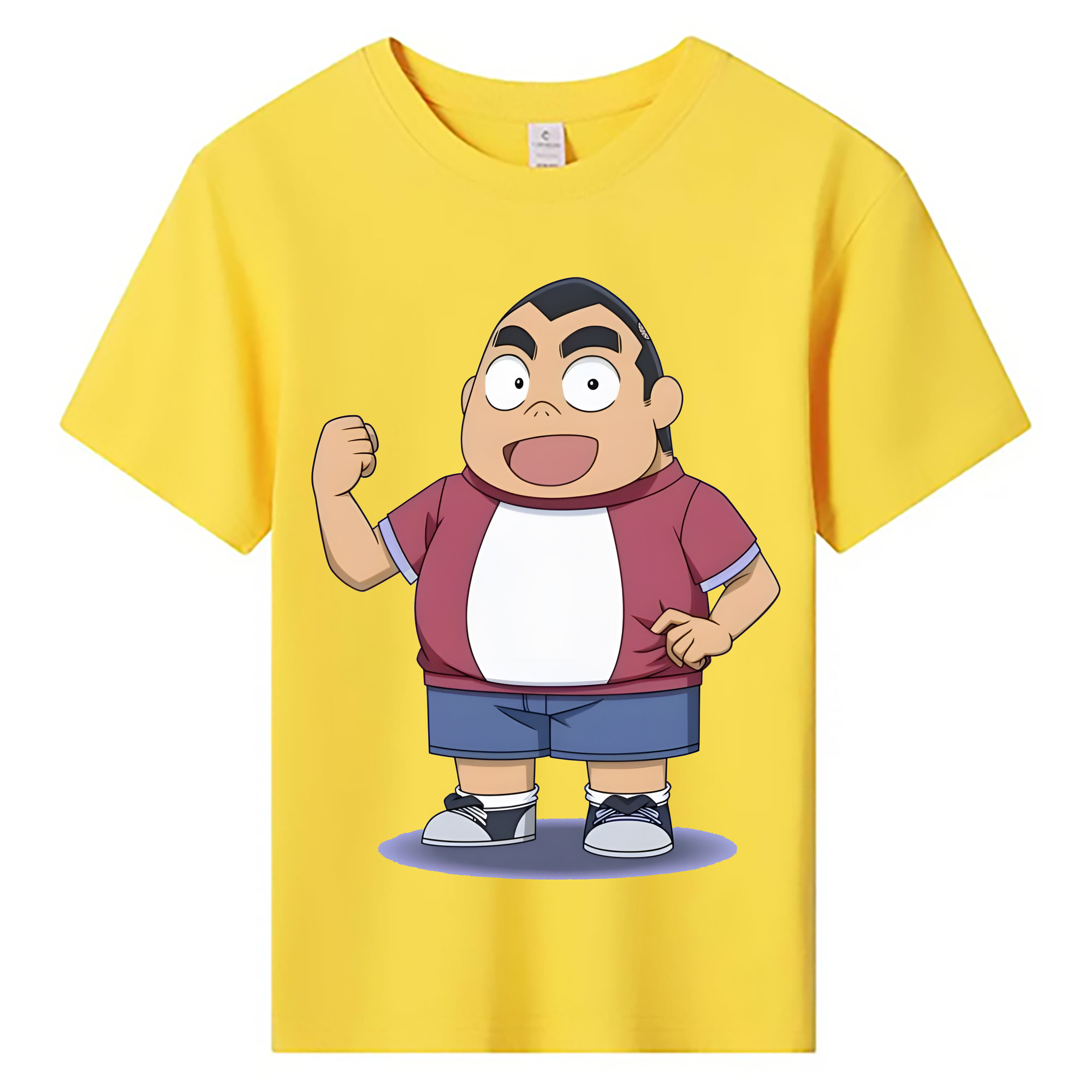 （画像用） 名探偵コナン 小嶋 元太 こじま げんた Detective Conan Kojima Genta 綿100％キッズTシャツ（フロントプリント）