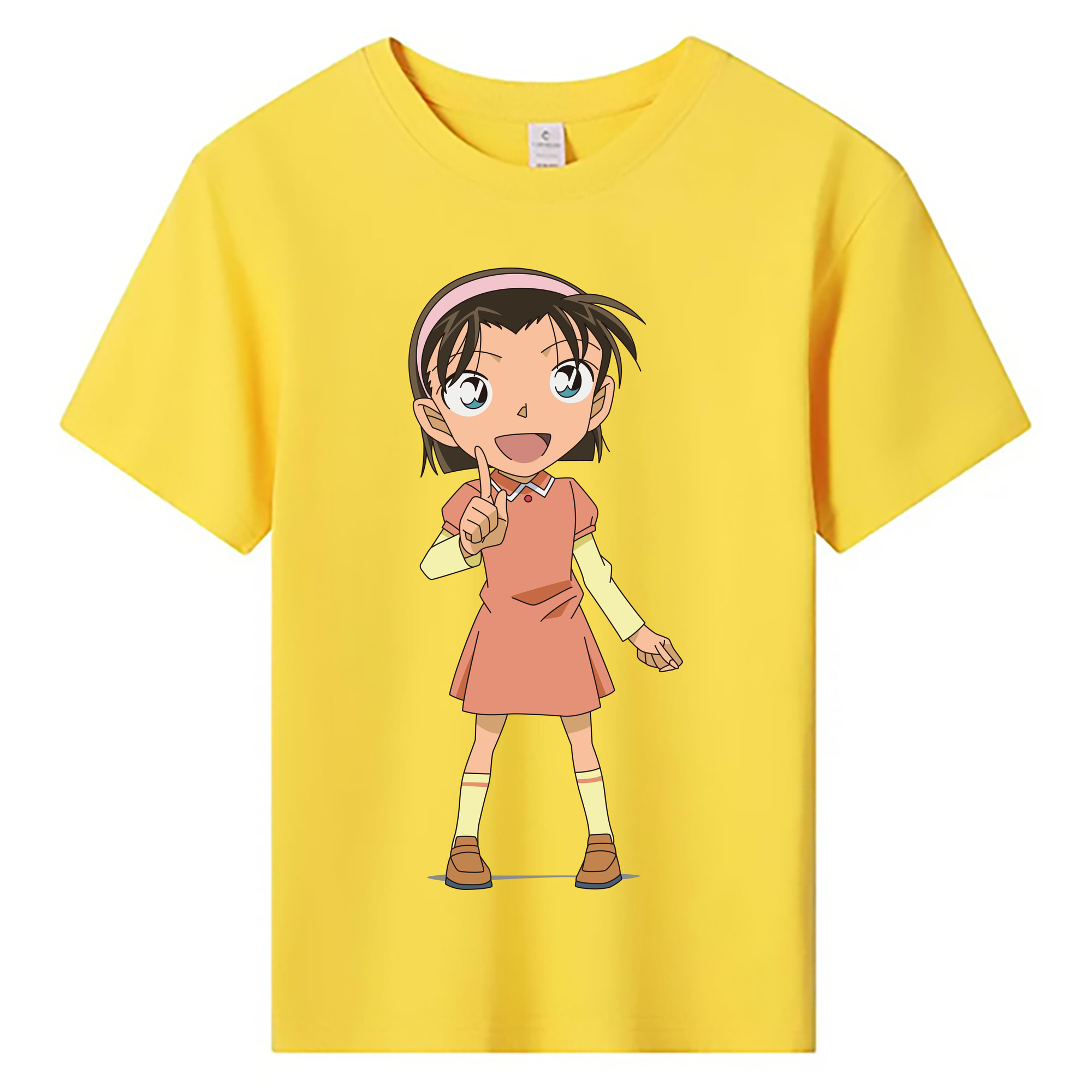 （画像用） 名探偵コナン 吉田 歩美 よしだ あゆみ Detective Conan my Yeager 綿100％キッズTシャツ（フロントプリント）