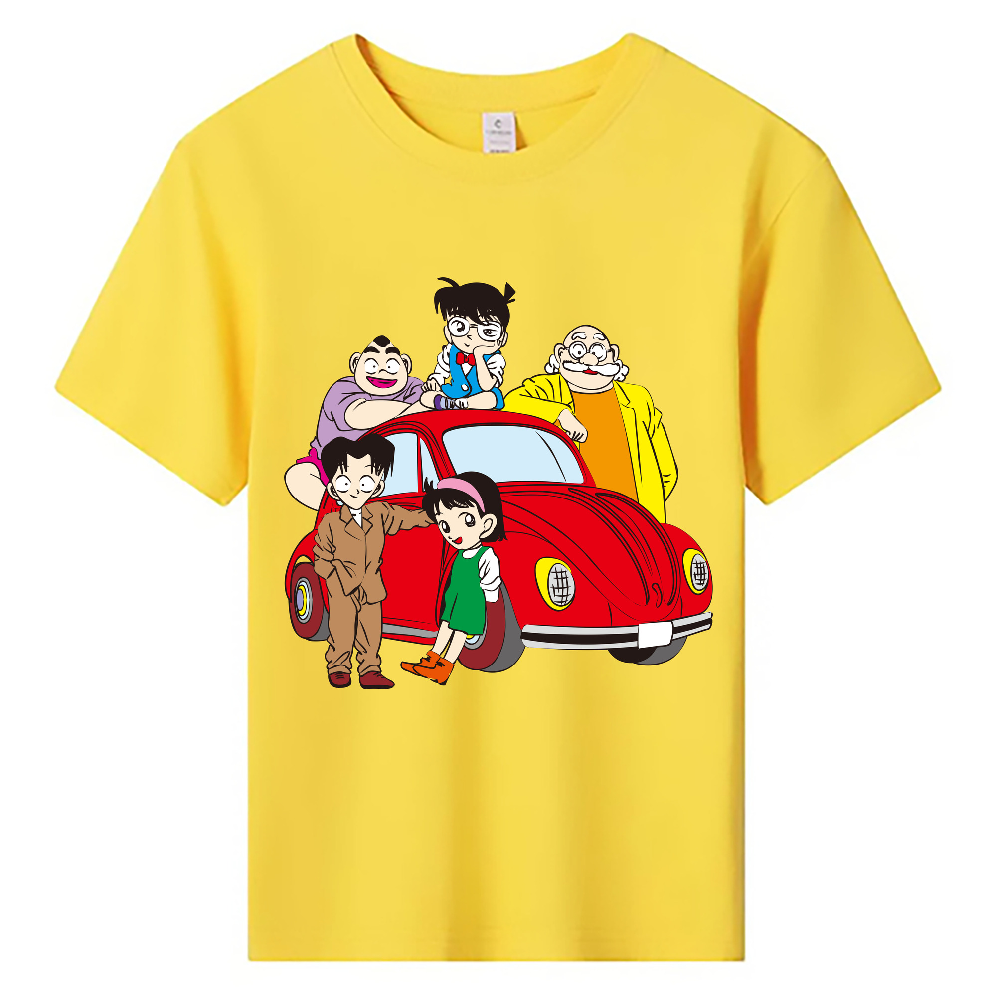 （画像用） 名探偵コナン Detective Conan 綿100％キッズTシャツ（フロントプリント）