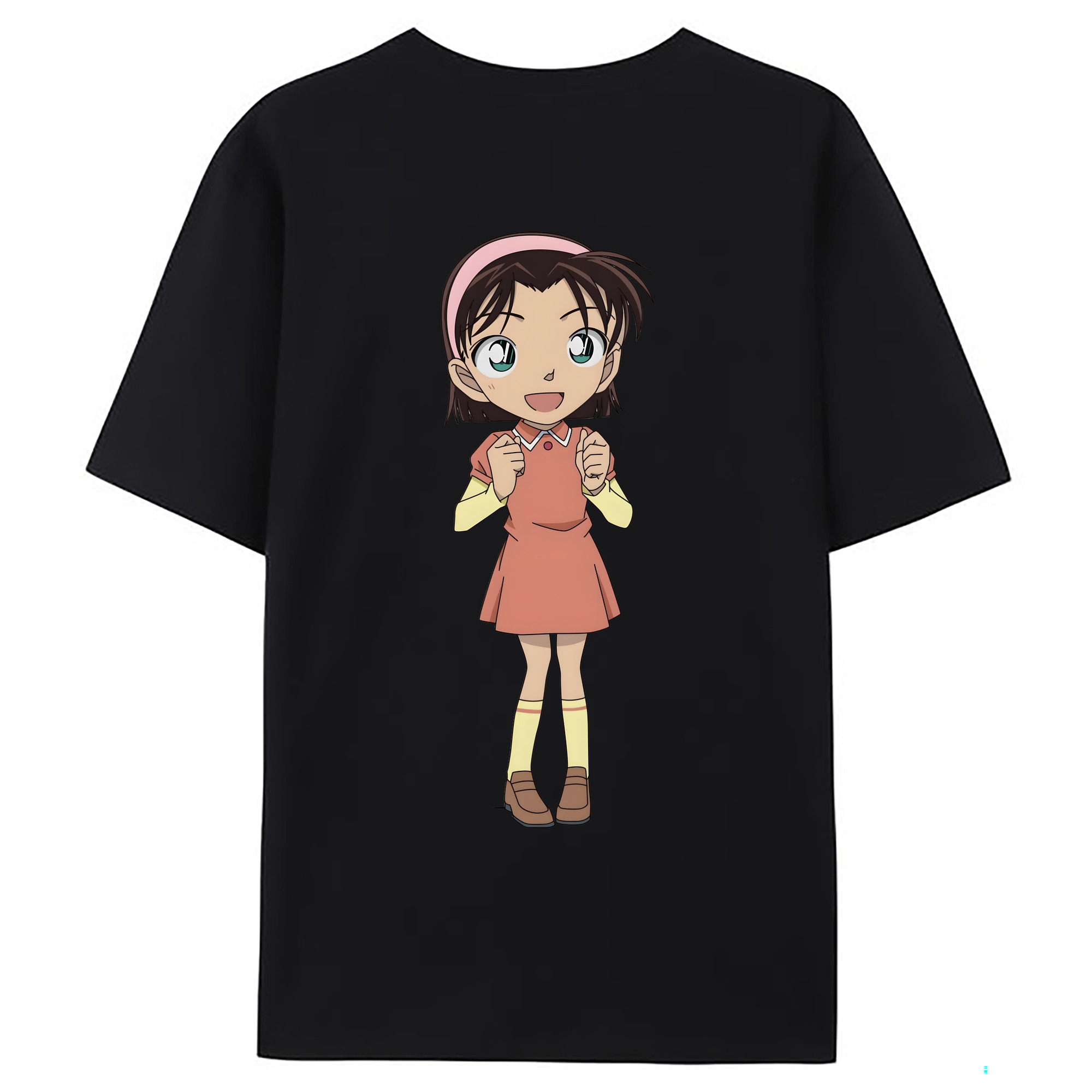 （画像用） 名探偵コナン 吉田 歩美 よしだ あゆみ Detective Conan my Yeager 綿100％ メンズ半袖Tシャツ（バックプリント） 通気性