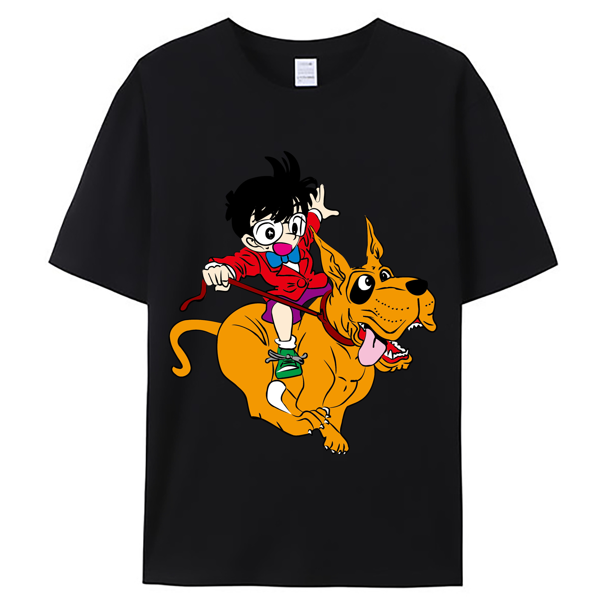 （画像用） 名探偵コナン 江戸川 コナン Detective Conan Conan Edogawa 綿100％ メンズ半袖Tシャツ｜肌触りやわらか＆通気性