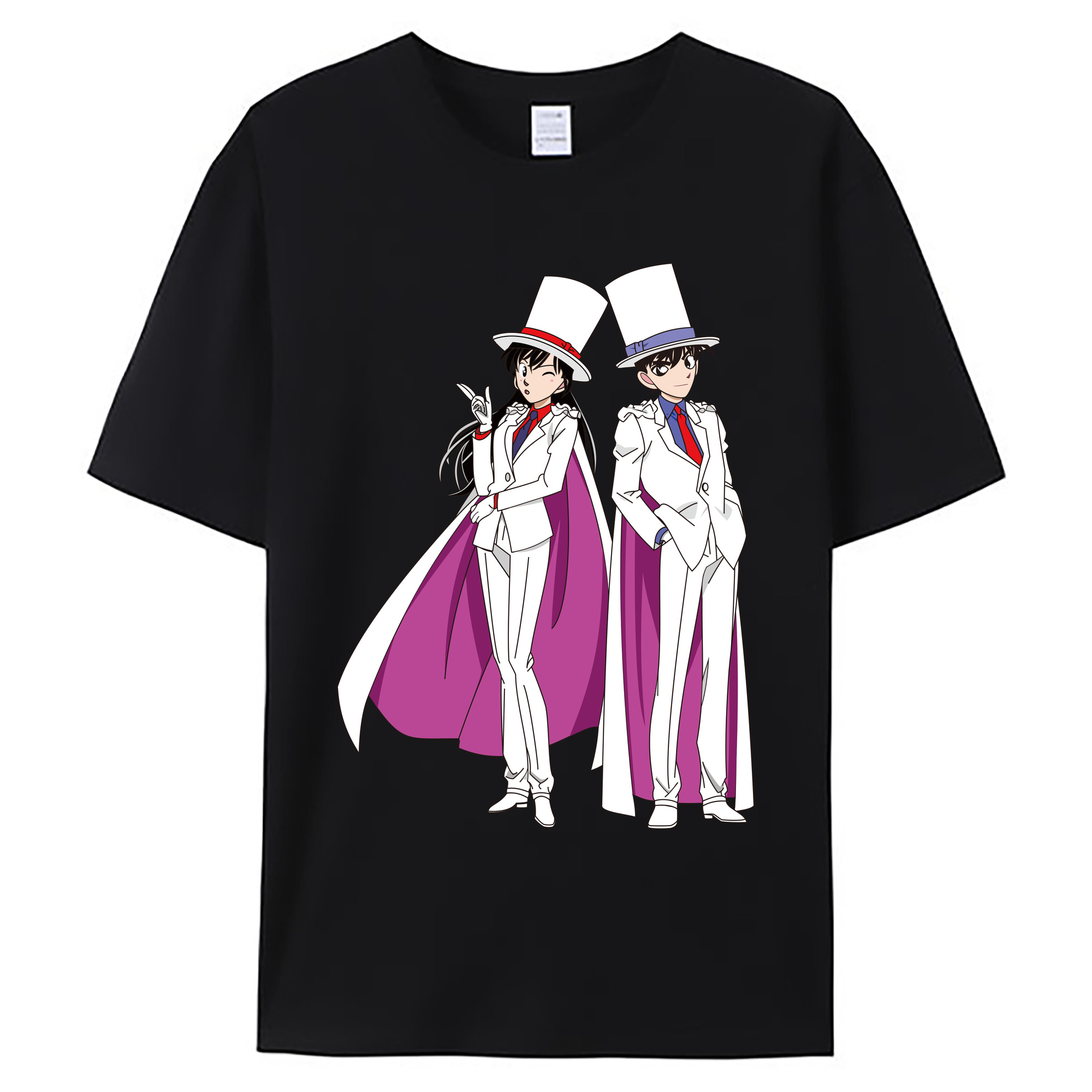 （画像用） 名探偵コナン くろば かいと Detective Conan Kuroba Kaito 綿100％ メンズ半袖Tシャツ｜肌触りやわらか＆通気性