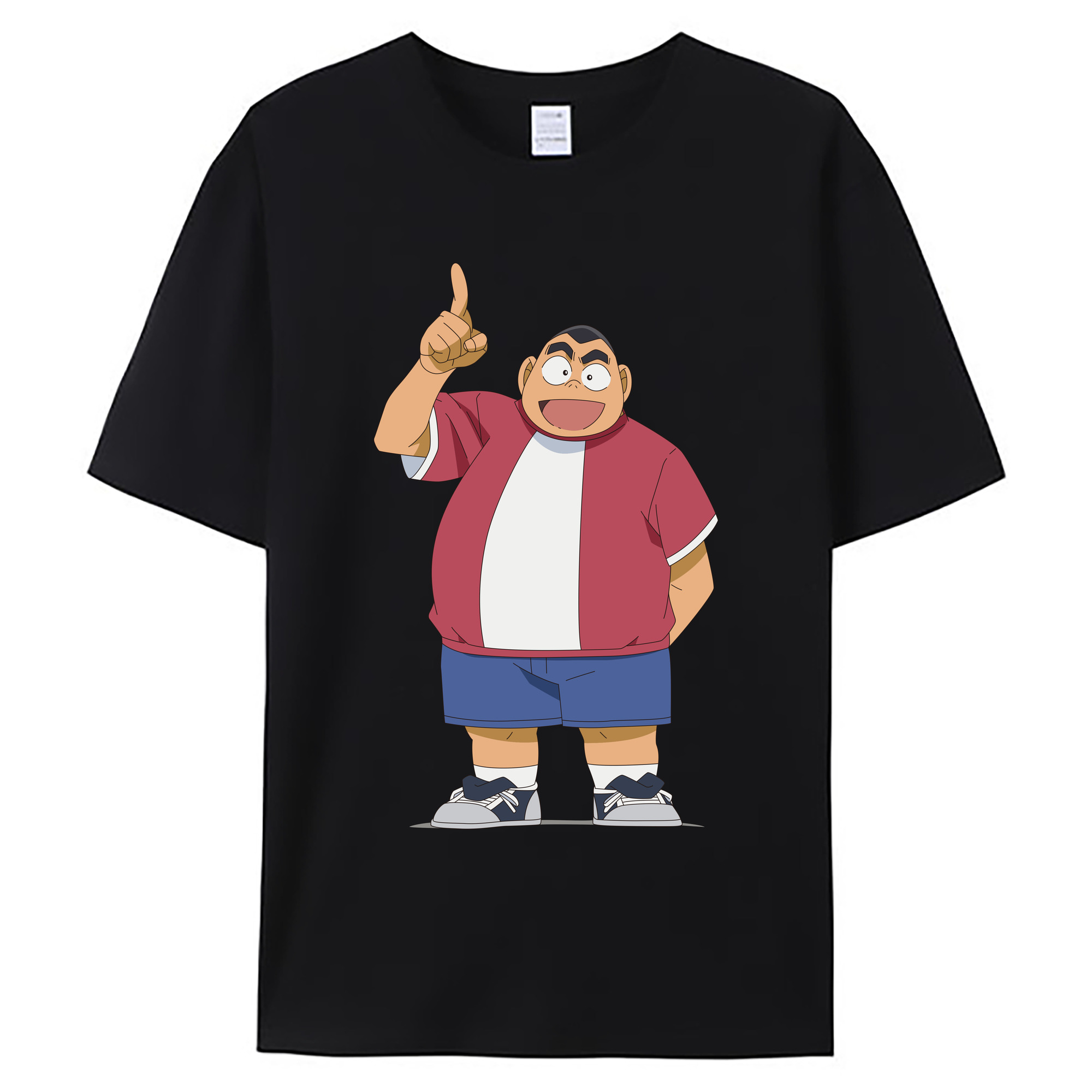 （画像用） 名探偵コナン 小嶋 元太 こじま げんた Detective Conan Kojima Genta 綿100％ メンズ半袖Tシャツ｜肌触りやわらか＆通気性