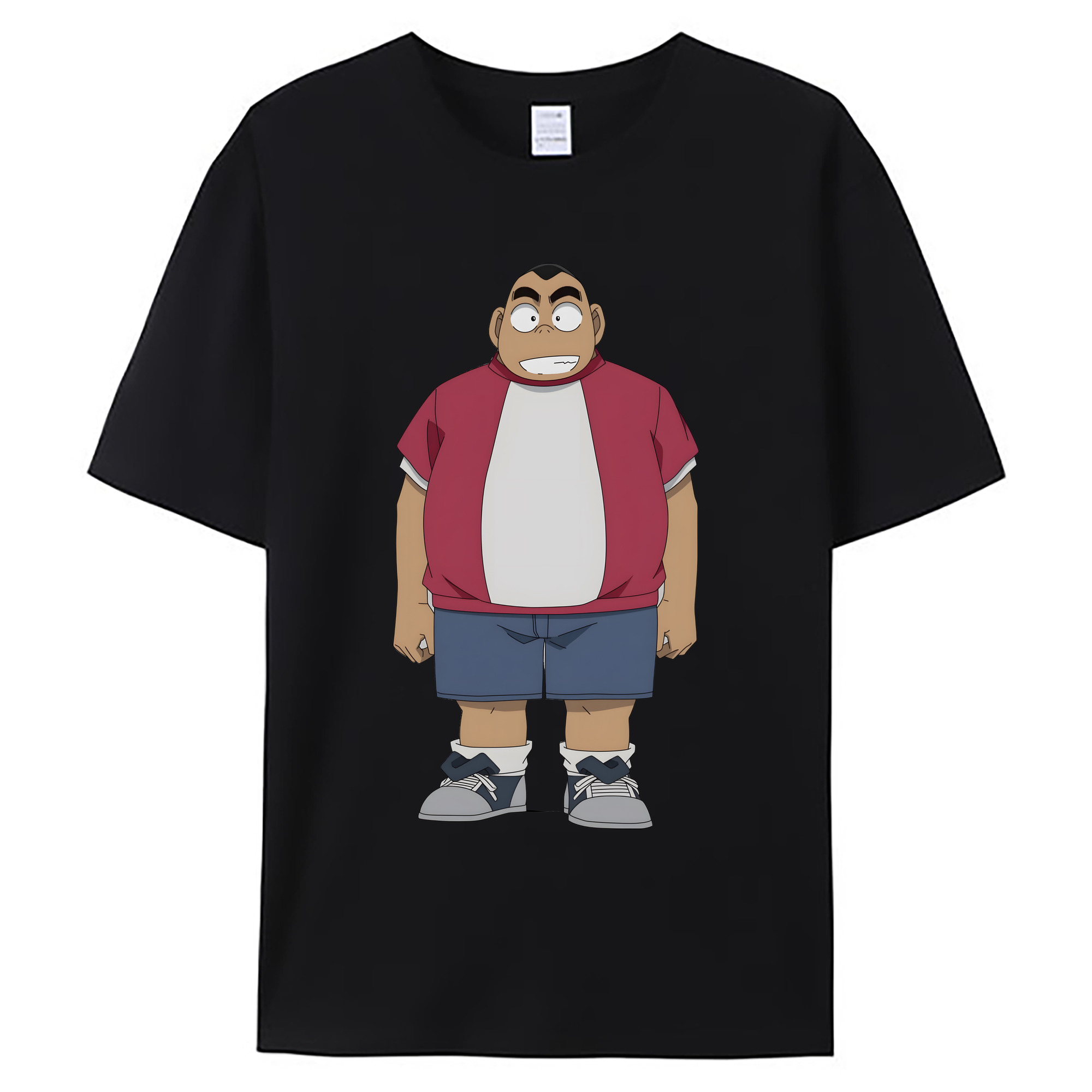 （画像用） 名探偵コナン 小嶋 元太 こじま げんた Detective Conan Kojima Genta 綿100％ メンズ半袖Tシャツ｜肌触りやわらか＆通気性