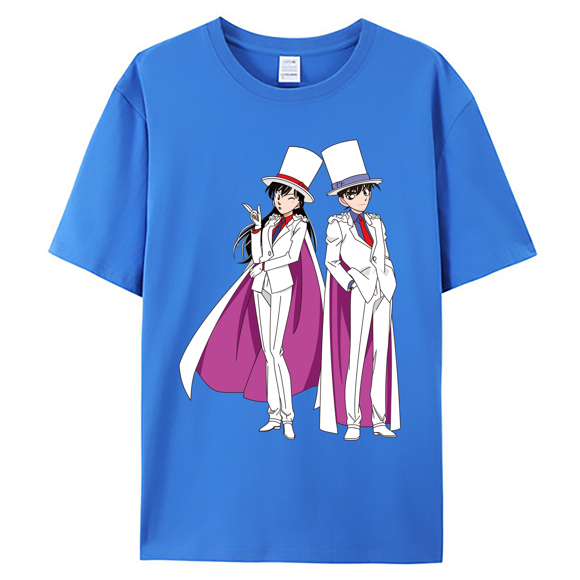 （画像用） 名探偵コナン くろば かいと Detective Conan Kuroba Kaito 綿100％ メンズ半袖Tシャツ｜肌触りやわらか＆通気性