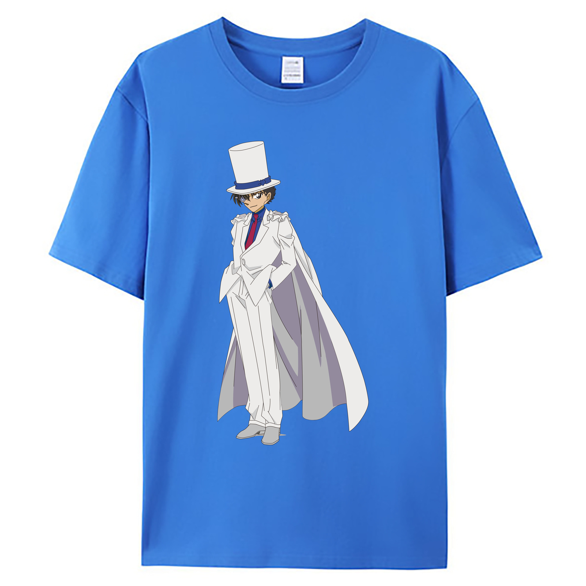 （画像用） 名探偵コナン くろば かいと Detective Conan Kuroba Kaito 綿100％ メンズ半袖Tシャツ｜肌触りやわらか＆通気性