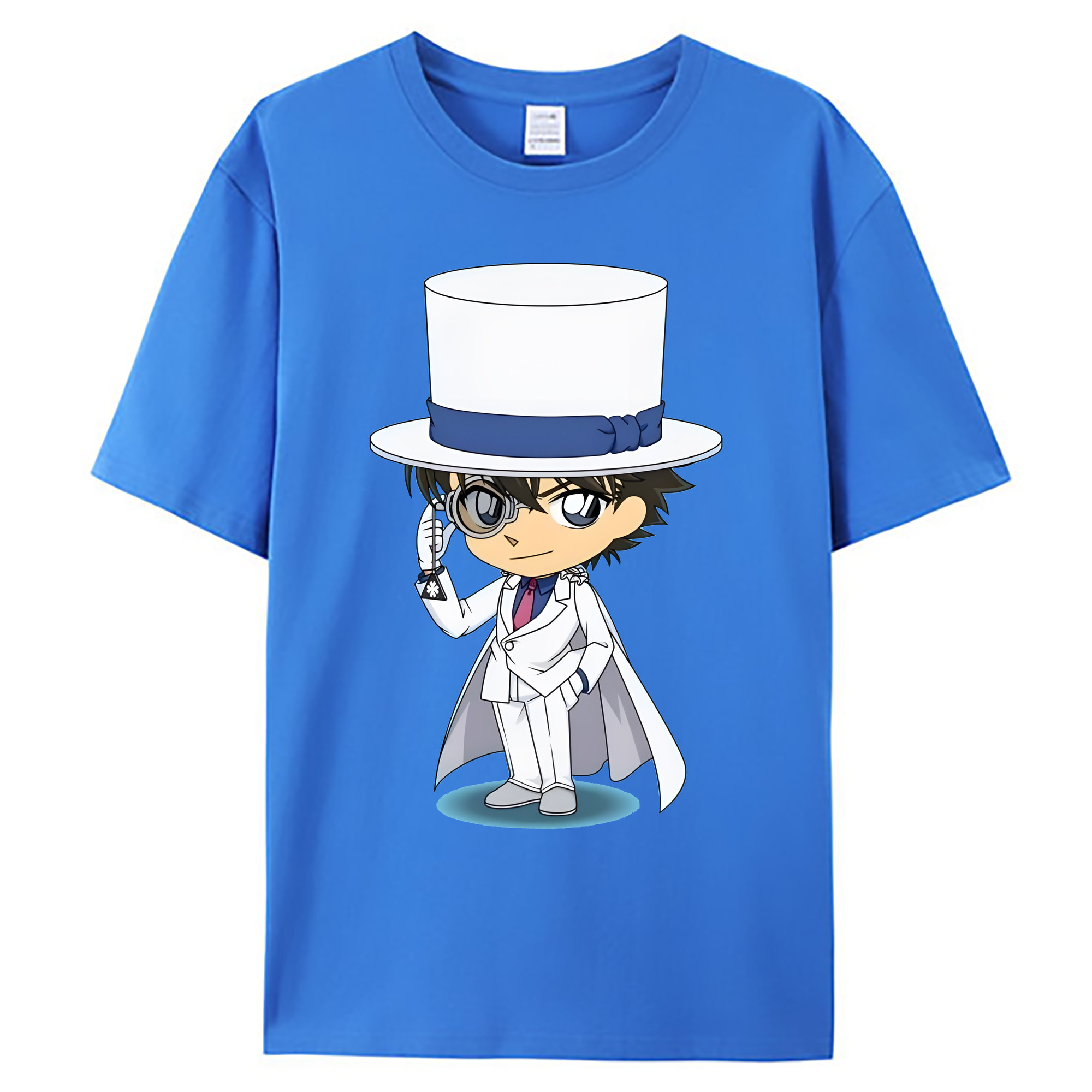 （画像用） 名探偵コナン くろば かいと Detective Conan Kuroba Kaito 綿100％ メンズ半袖Tシャツ｜肌触りやわらか＆通気性