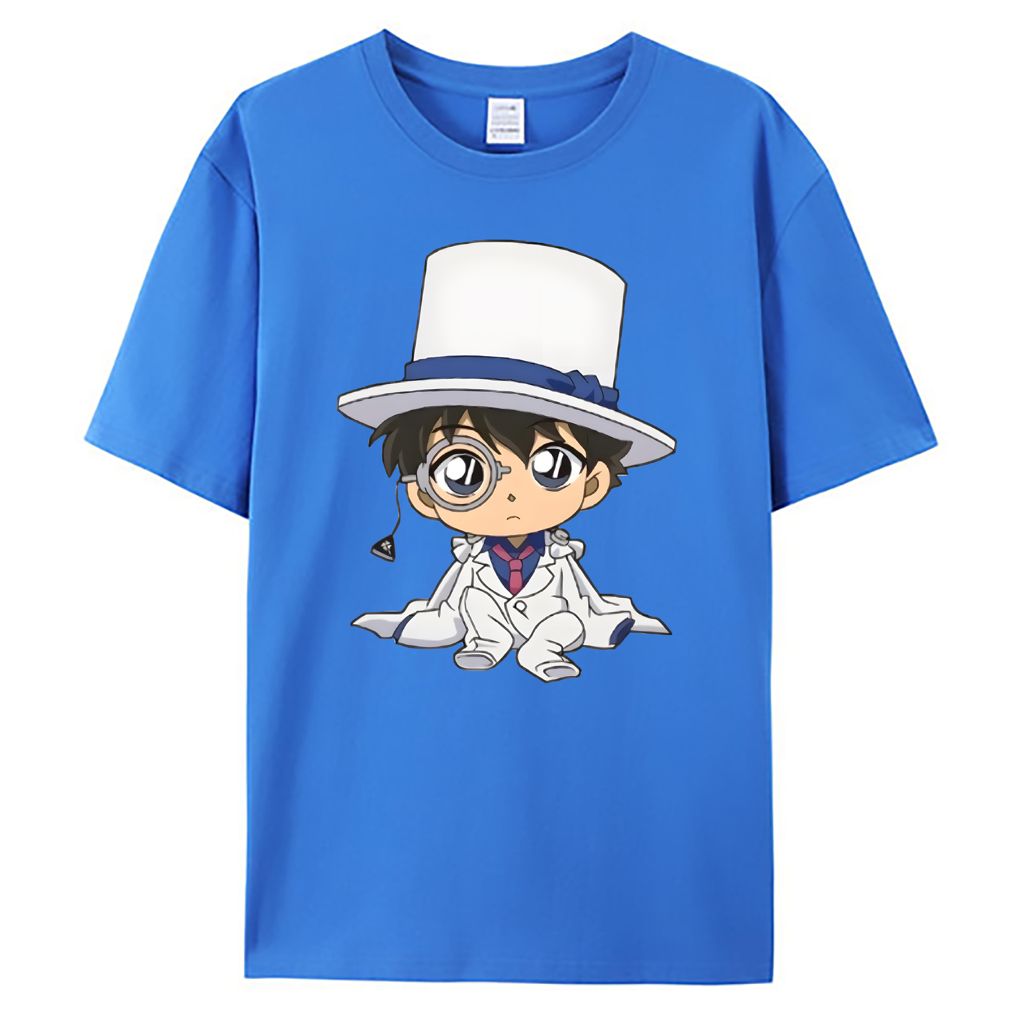 （画像用） 名探偵コナン くろば かいと Detective Conan Kuroba Kaito 綿100％ メンズ半袖Tシャツ｜肌触りやわらか＆通気性