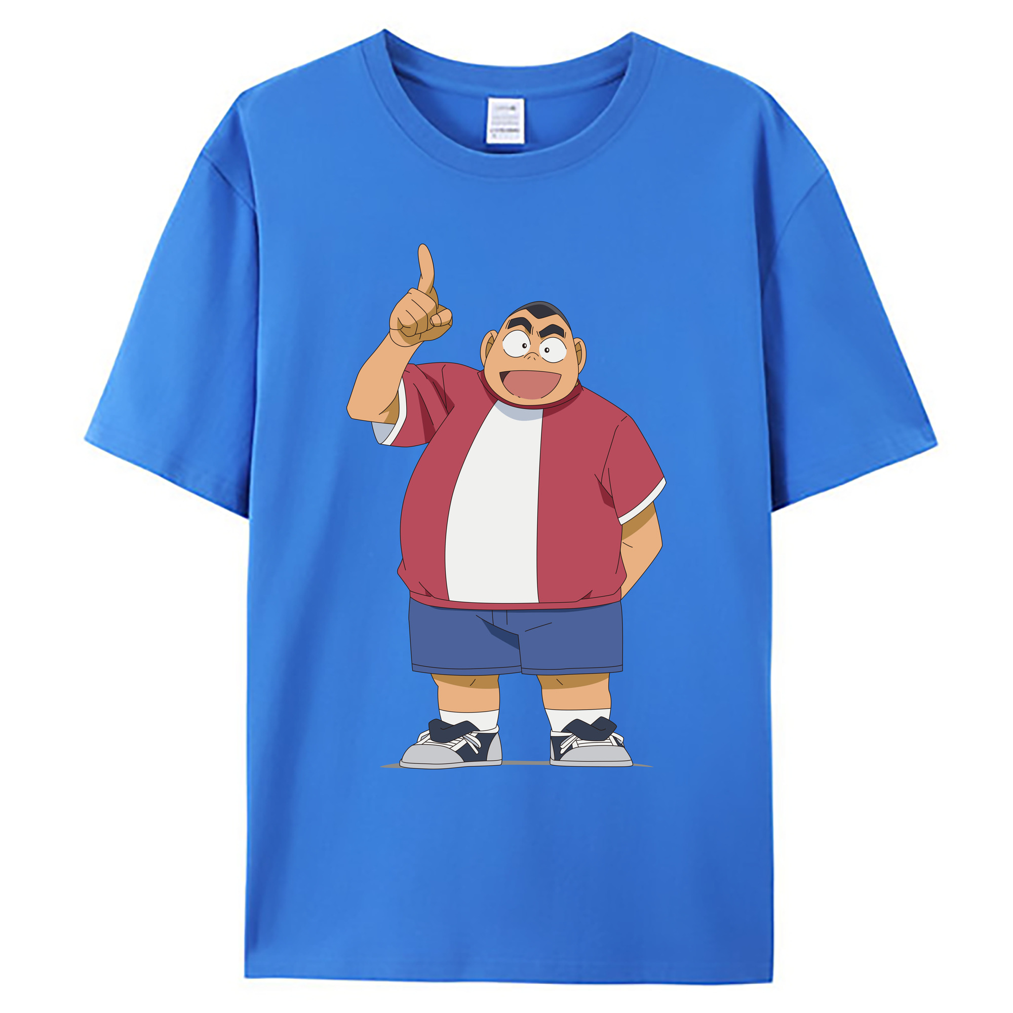 （画像用） 名探偵コナン 小嶋 元太 こじま げんた Detective Conan Kojima Genta 綿100％ メンズ半袖Tシャツ｜肌触りやわらか＆通気性