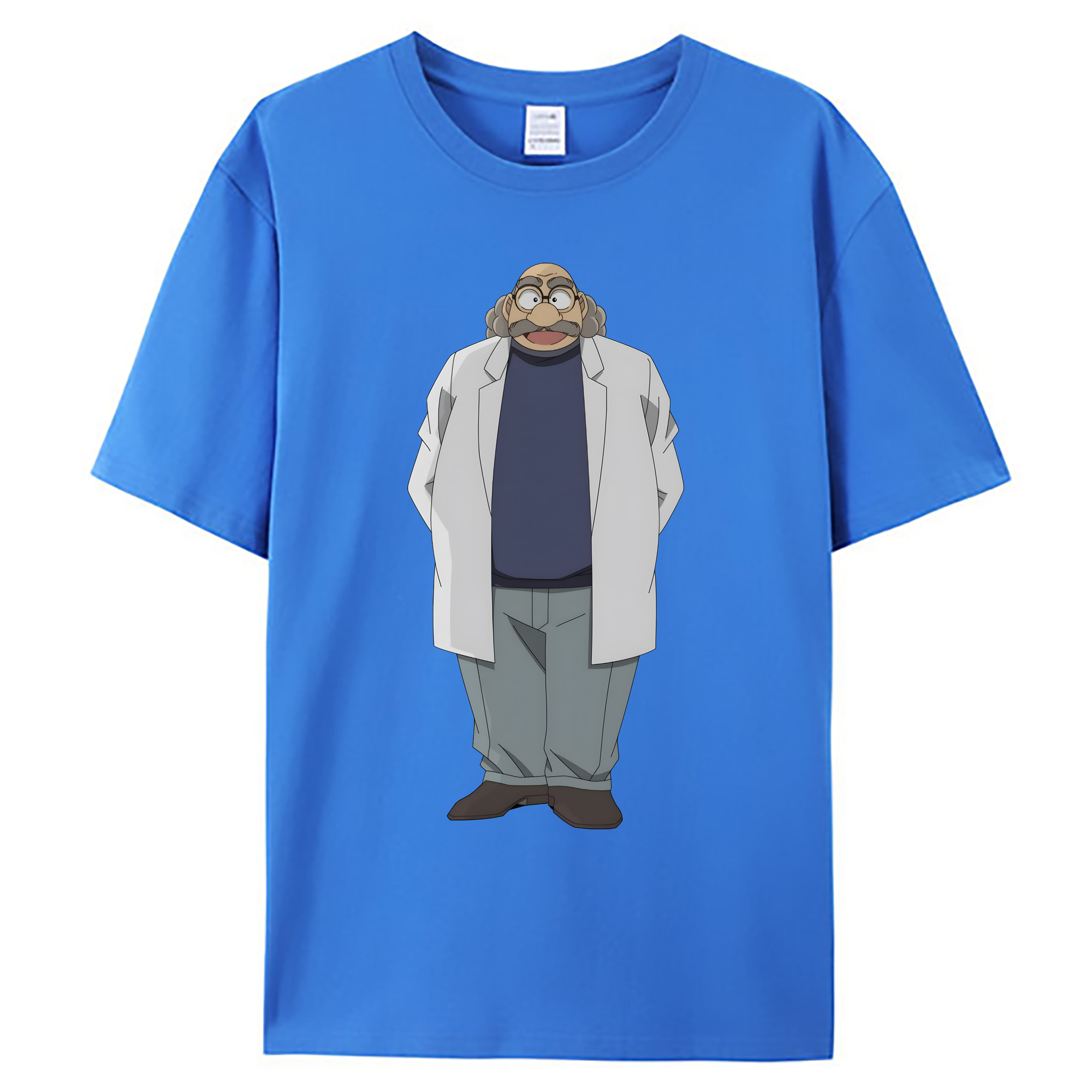 （画像用） 名探偵コナン あがさ ひろし Detective Conan Agasa Hiroshi 綿100％ メンズ半袖Tシャツ｜肌触りやわらか＆通気性