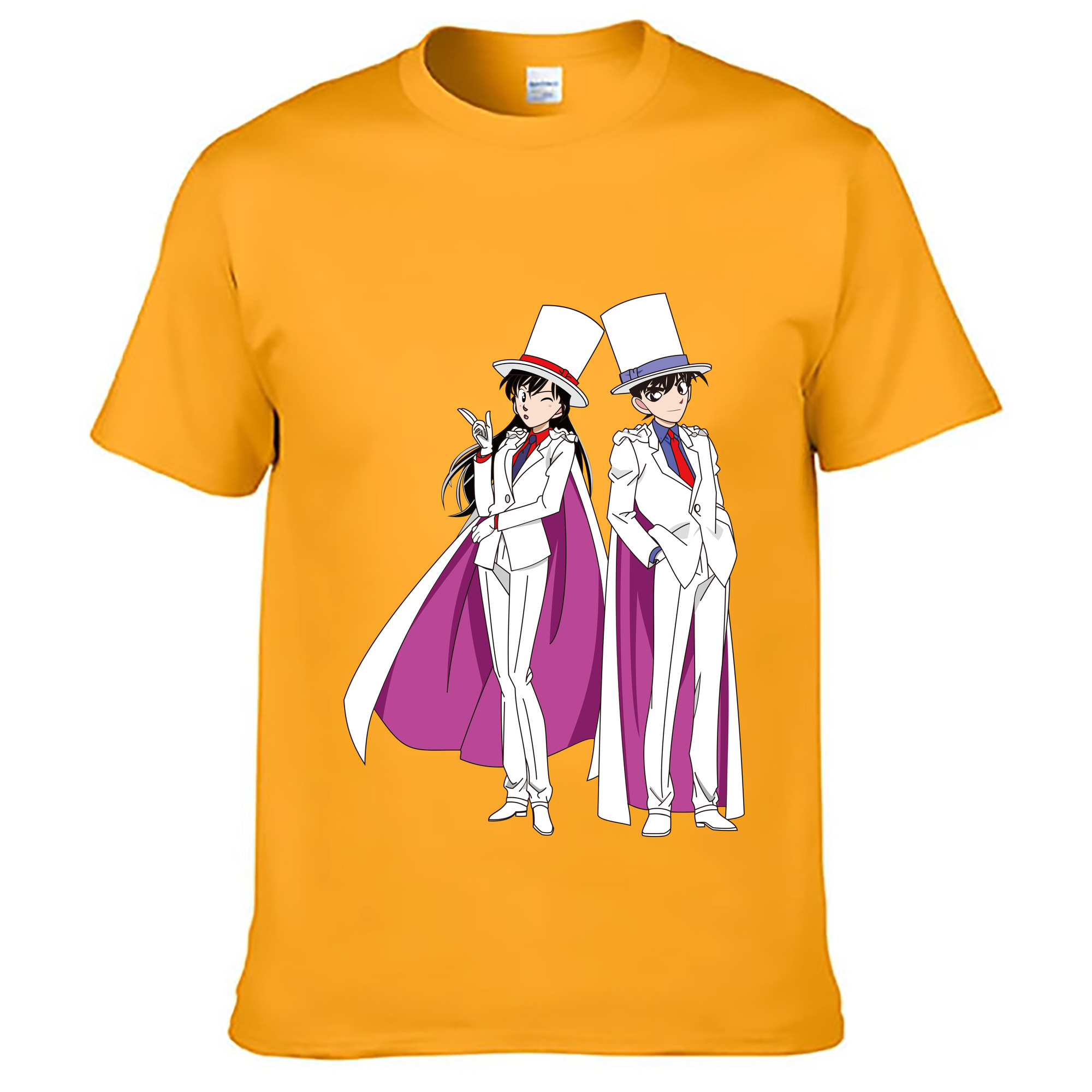 （画像用） 名探偵コナン くろば かいと Detective Conan Kuroba Kaito 綿100％ メンズ半袖Tシャツ｜肌触りやわらか＆通気性