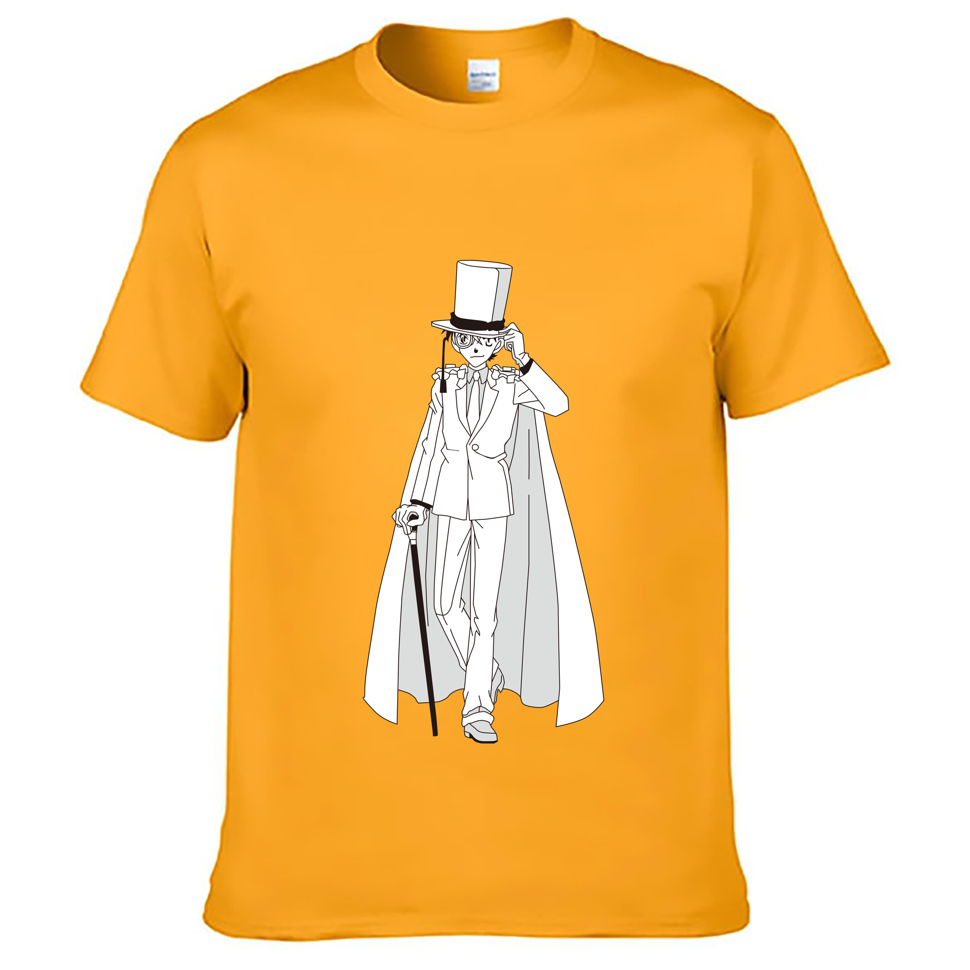 （画像用） 名探偵コナン くろば かいと Detective Conan Kuroba Kaito 綿100％ メンズ半袖Tシャツ｜肌触りやわらか＆通気性