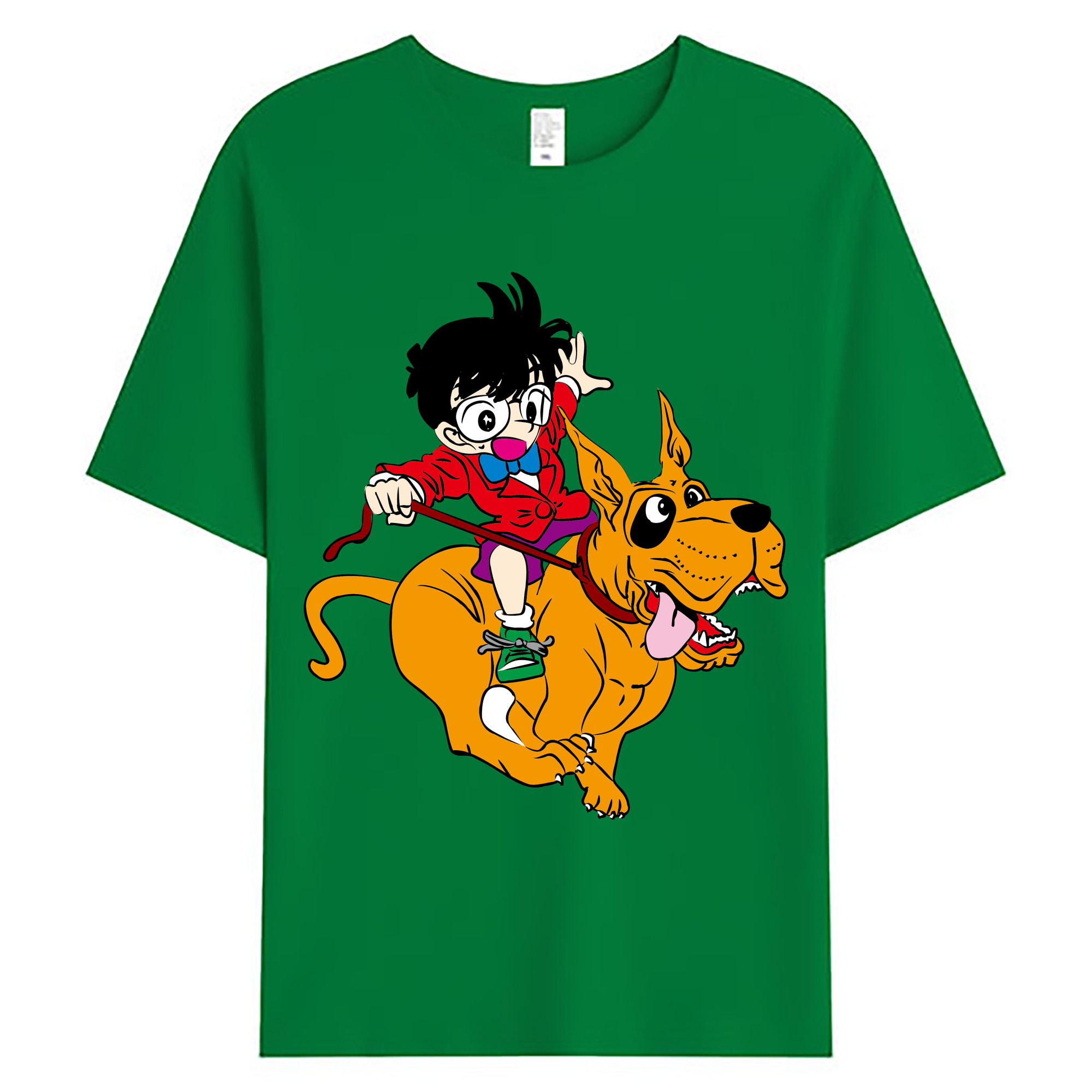 （画像用） 名探偵コナン 江戸川 コナン Detective Conan Conan Edogawa 綿100％ メンズ半袖Tシャツ｜肌触りやわらか＆通気性