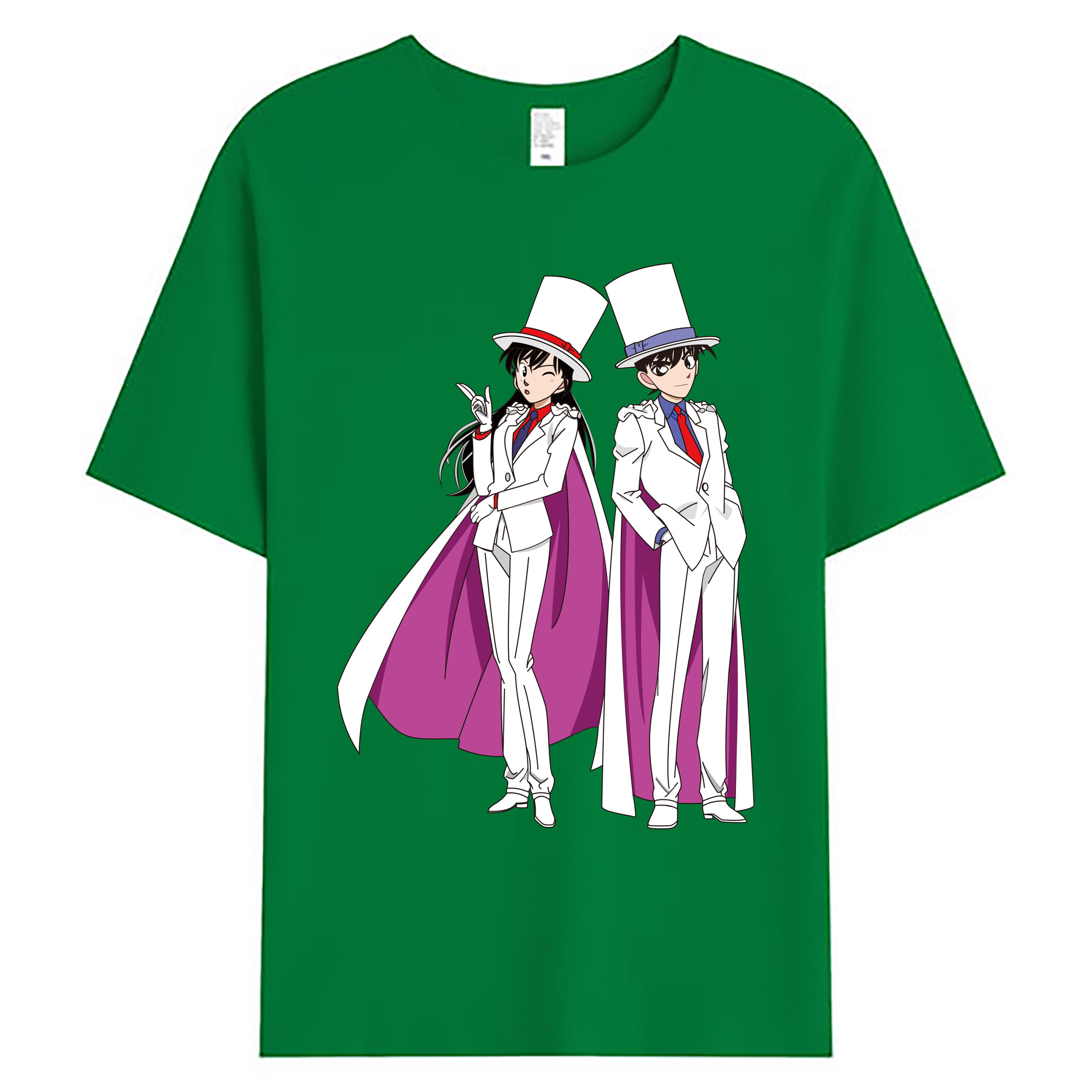 （画像用） 名探偵コナン くろば かいと Detective Conan Kuroba Kaito 綿100％ メンズ半袖Tシャツ｜肌触りやわらか＆通気性