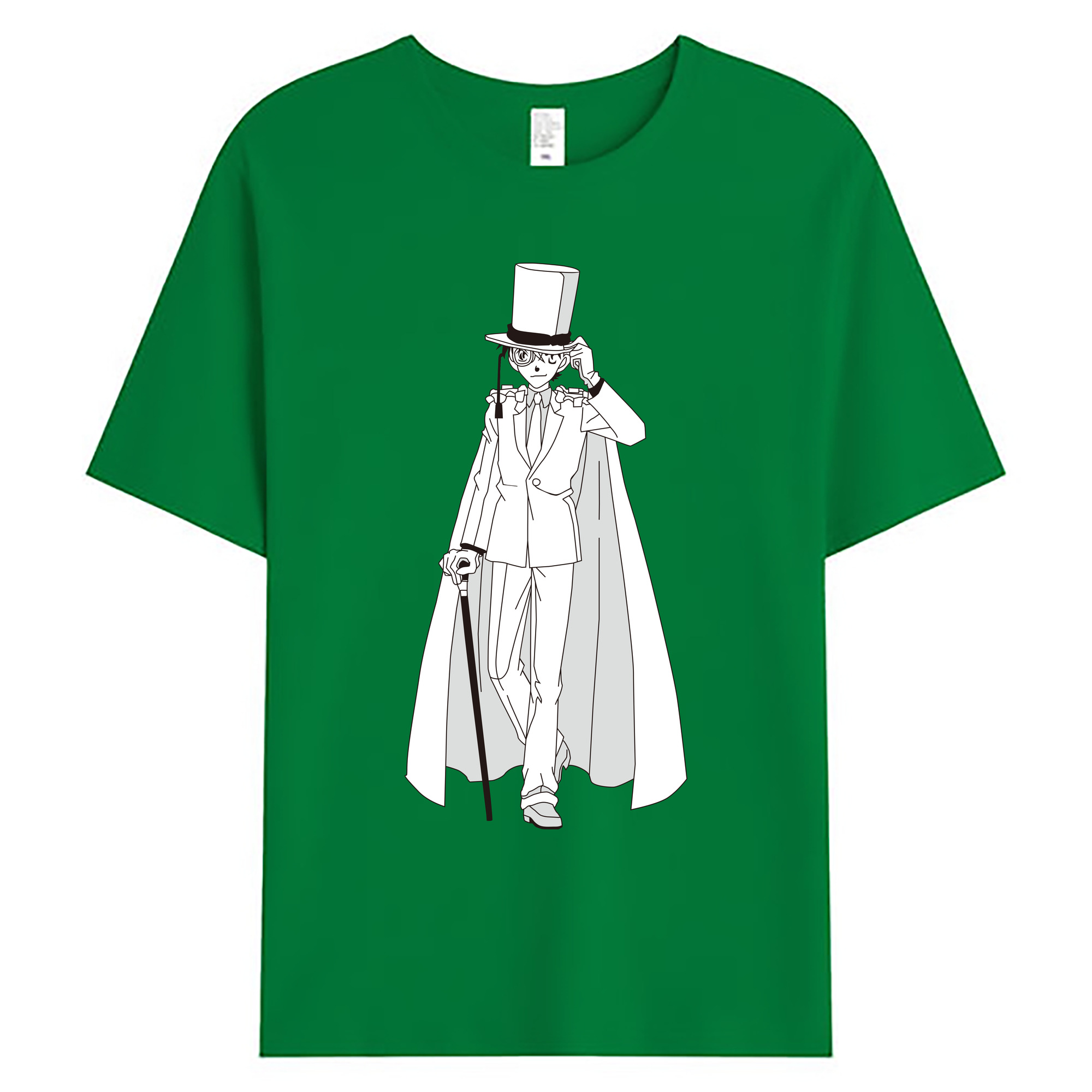 （画像用） 名探偵コナン くろば かいと Detective Conan Kuroba Kaito 綿100％ メンズ半袖Tシャツ｜肌触りやわらか＆通気性