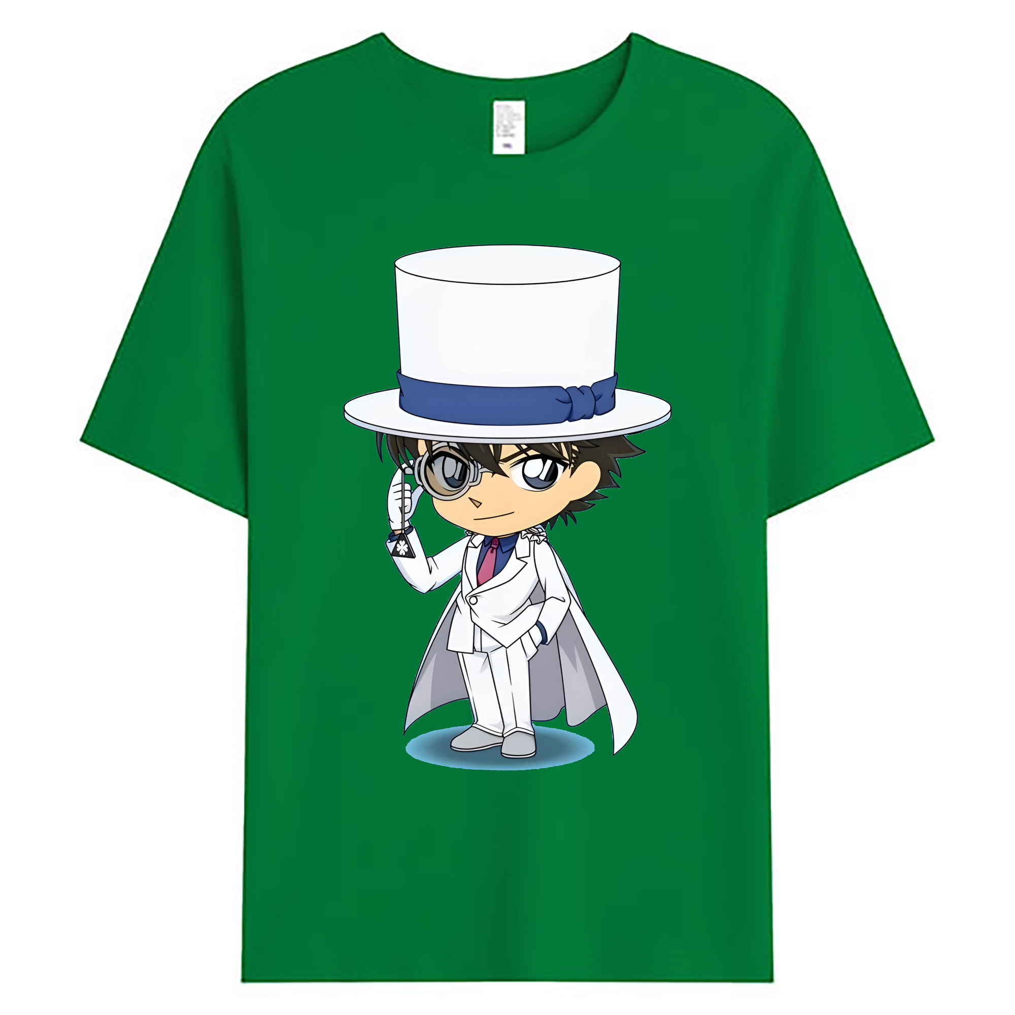 （画像用） 名探偵コナン くろば かいと Detective Conan Kuroba Kaito 綿100％ メンズ半袖Tシャツ｜肌触りやわらか＆通気性