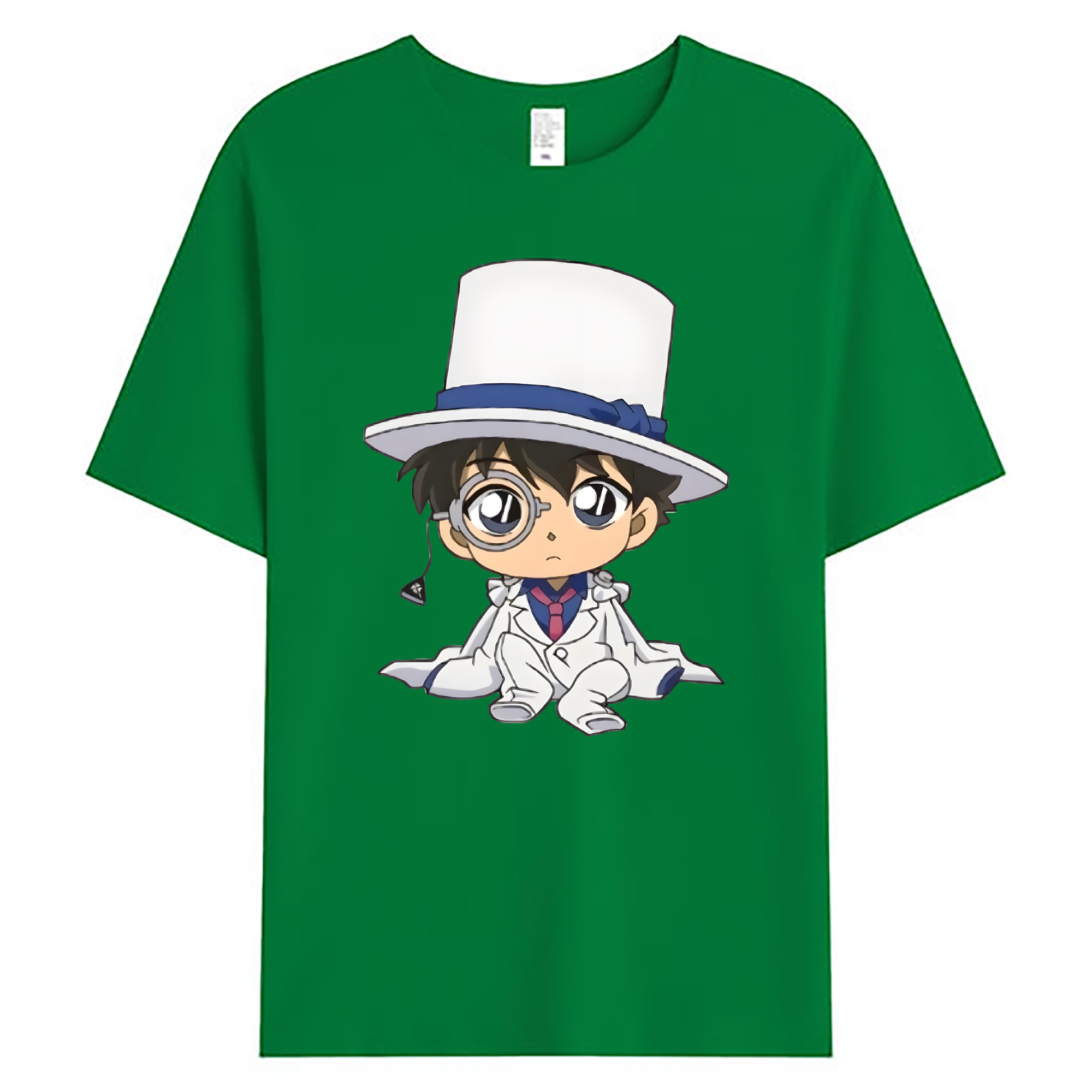 （画像用） 名探偵コナン くろば かいと Detective Conan Kuroba Kaito 綿100％ メンズ半袖Tシャツ｜肌触りやわらか＆通気性