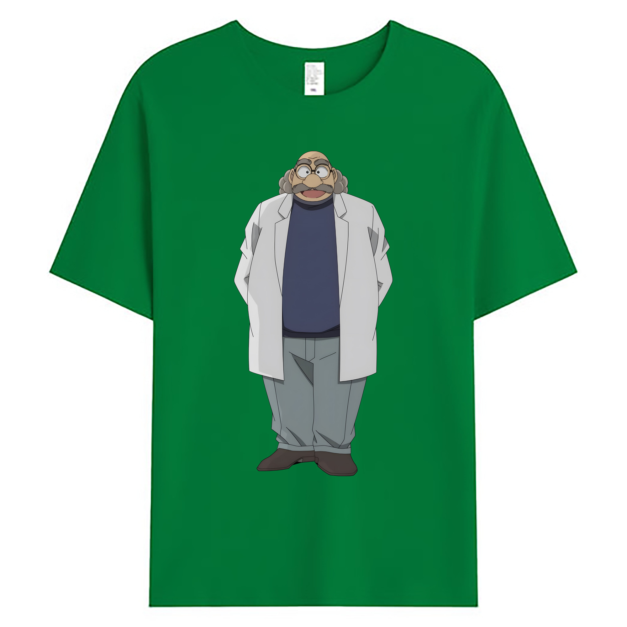 （画像用） 名探偵コナン あがさ ひろし Detective Conan Agasa Hiroshi 綿100％ メンズ半袖Tシャツ｜肌触りやわらか＆通気性