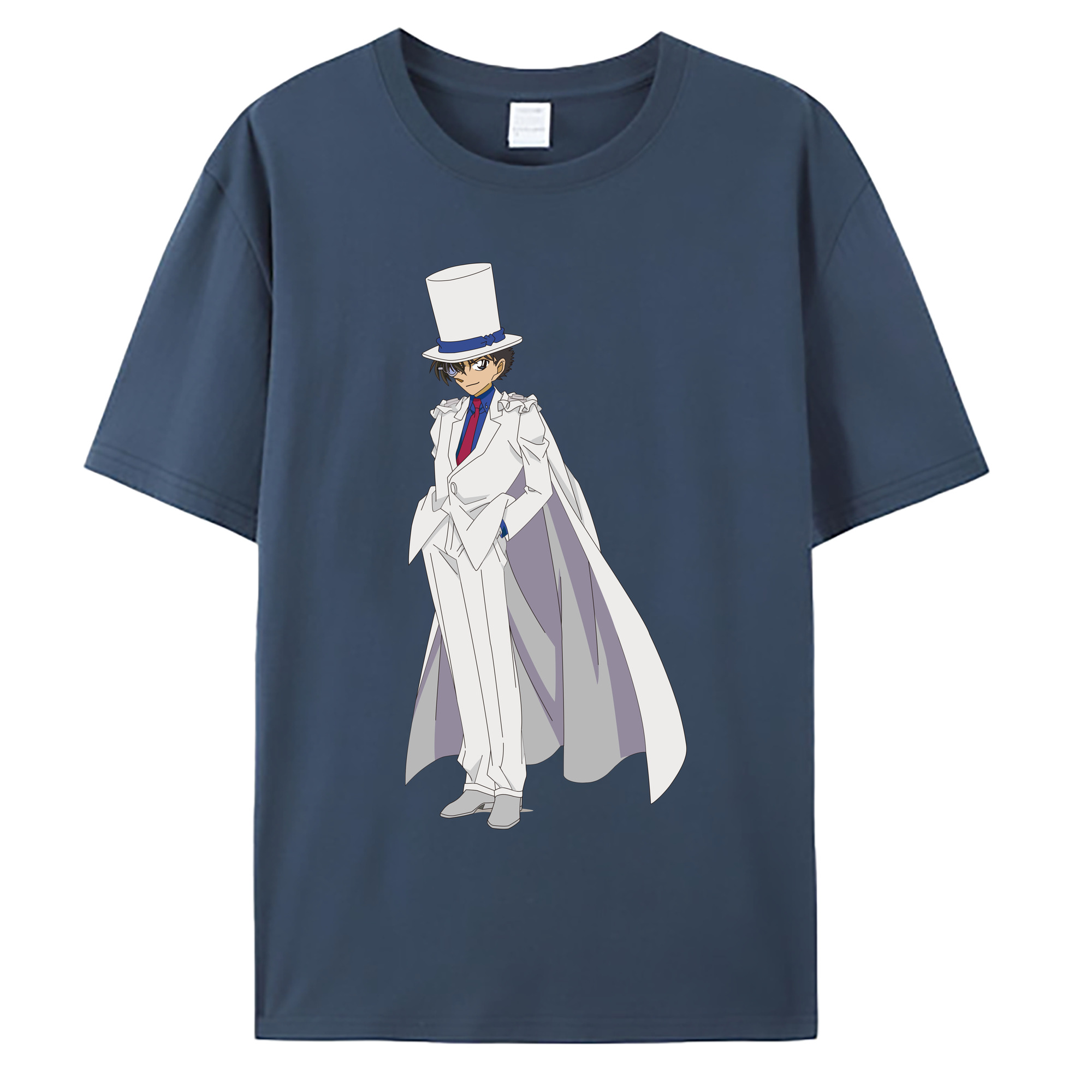 （画像用） 名探偵コナン くろば かいと Detective Conan Kuroba Kaito 綿100％ メンズ半袖Tシャツ｜肌触りやわらか＆通気性