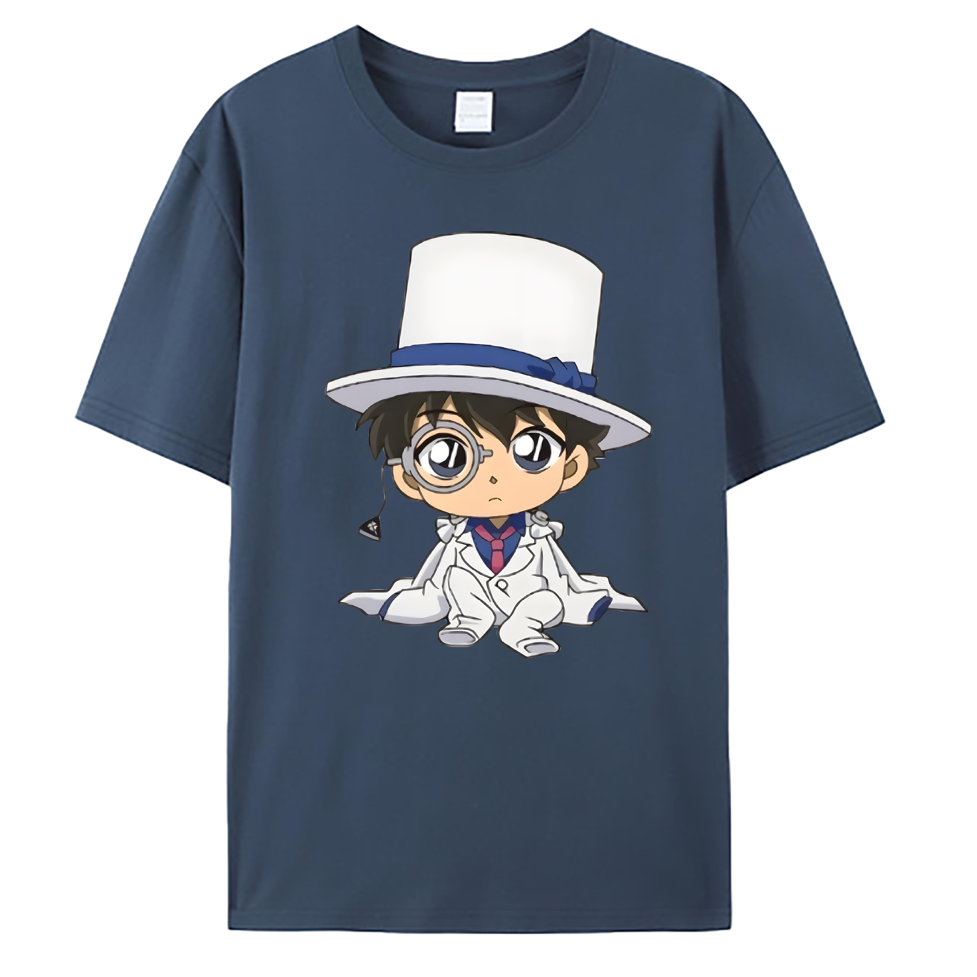 （画像用） 名探偵コナン くろば かいと Detective Conan Kuroba Kaito 綿100％ メンズ半袖Tシャツ｜肌触りやわらか＆通気性
