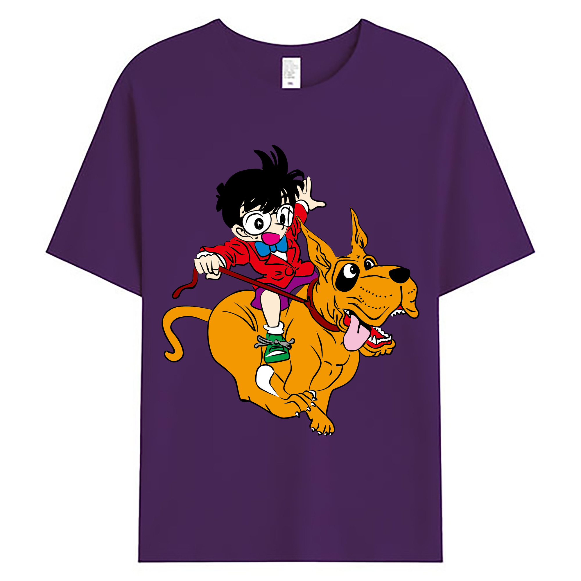 （画像用） 名探偵コナン 江戸川 コナン Detective Conan Conan Edogawa 綿100％ メンズ半袖Tシャツ｜肌触りやわらか＆通気性