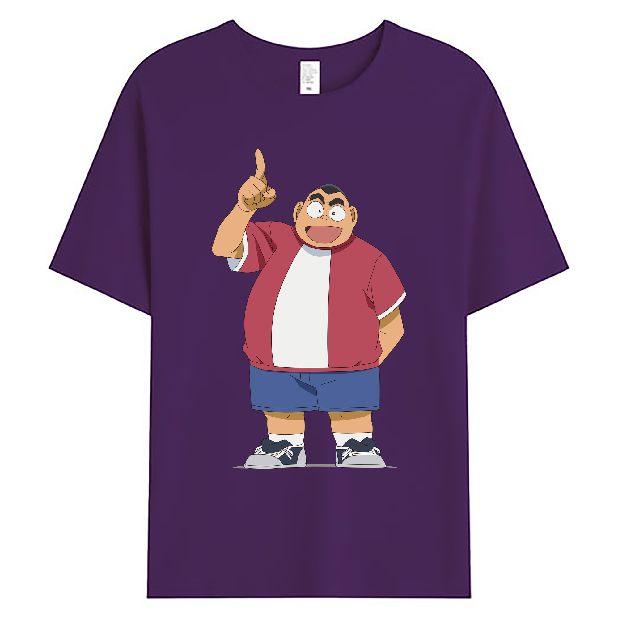 （画像用） 名探偵コナン 小嶋 元太 こじま げんた Detective Conan Kojima Genta 綿100％ メンズ半袖Tシャツ｜肌触りやわらか＆通気性